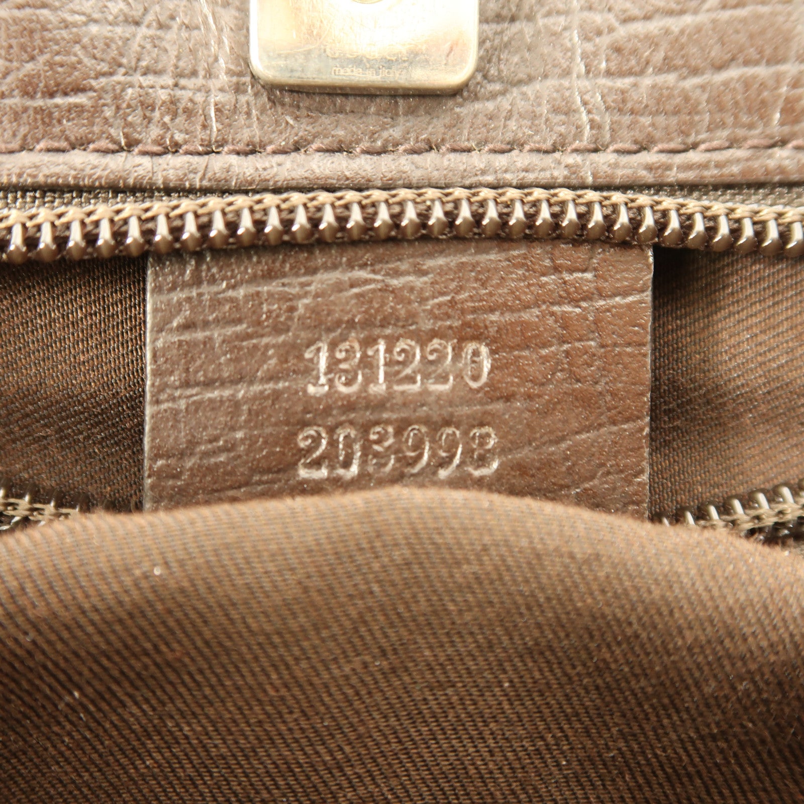 GUCCI 塗層帆布Tote Bag銀扣肩背袋