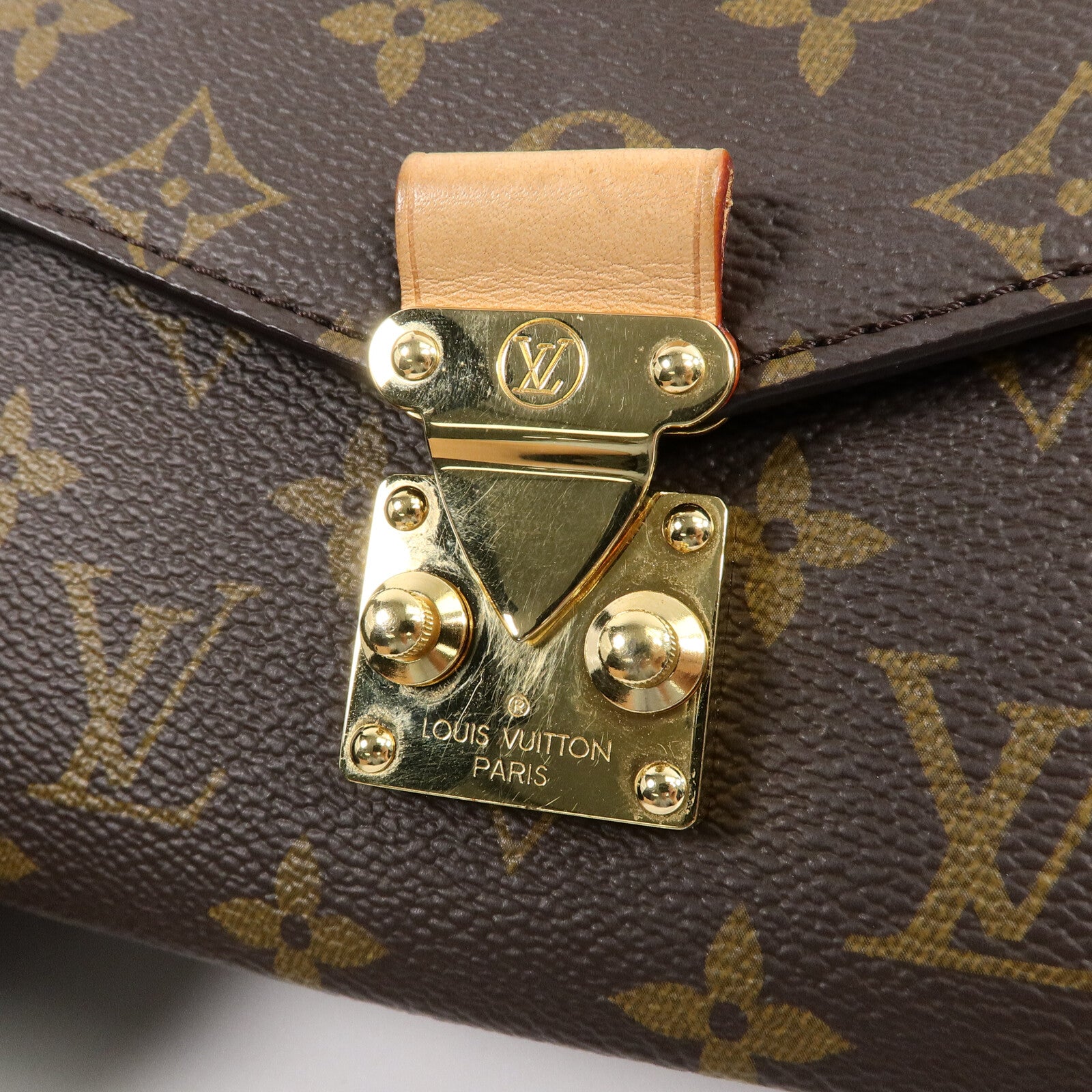LOUIS VUITTON Monogram Pochette Metis East West手挽肩背兩用袋