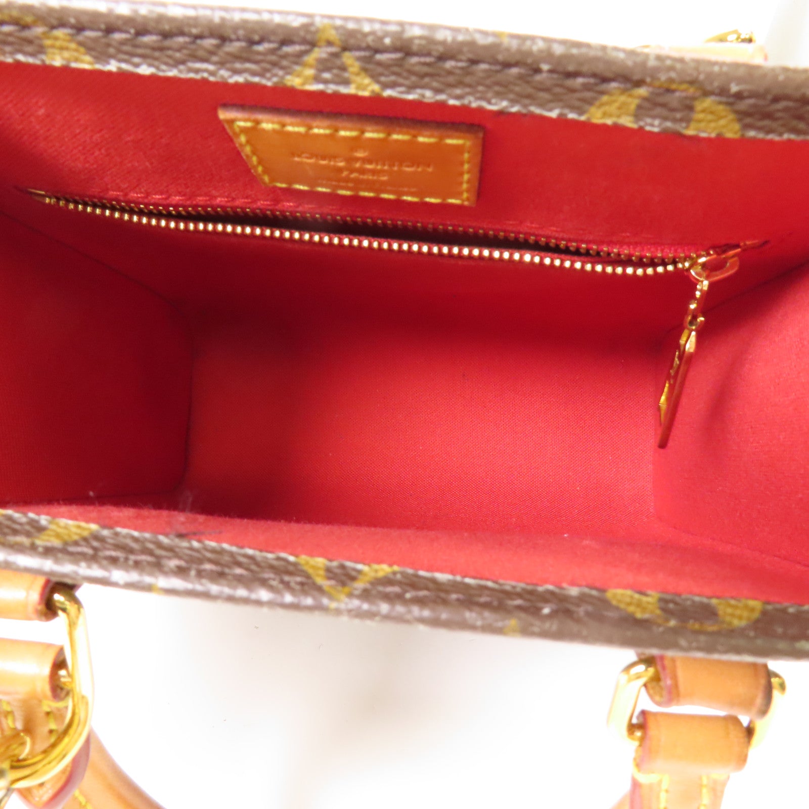 LOUIS VUITTON 【激減優惠】Monogram Sac Plat BB金扣手挽肩背兩用袋