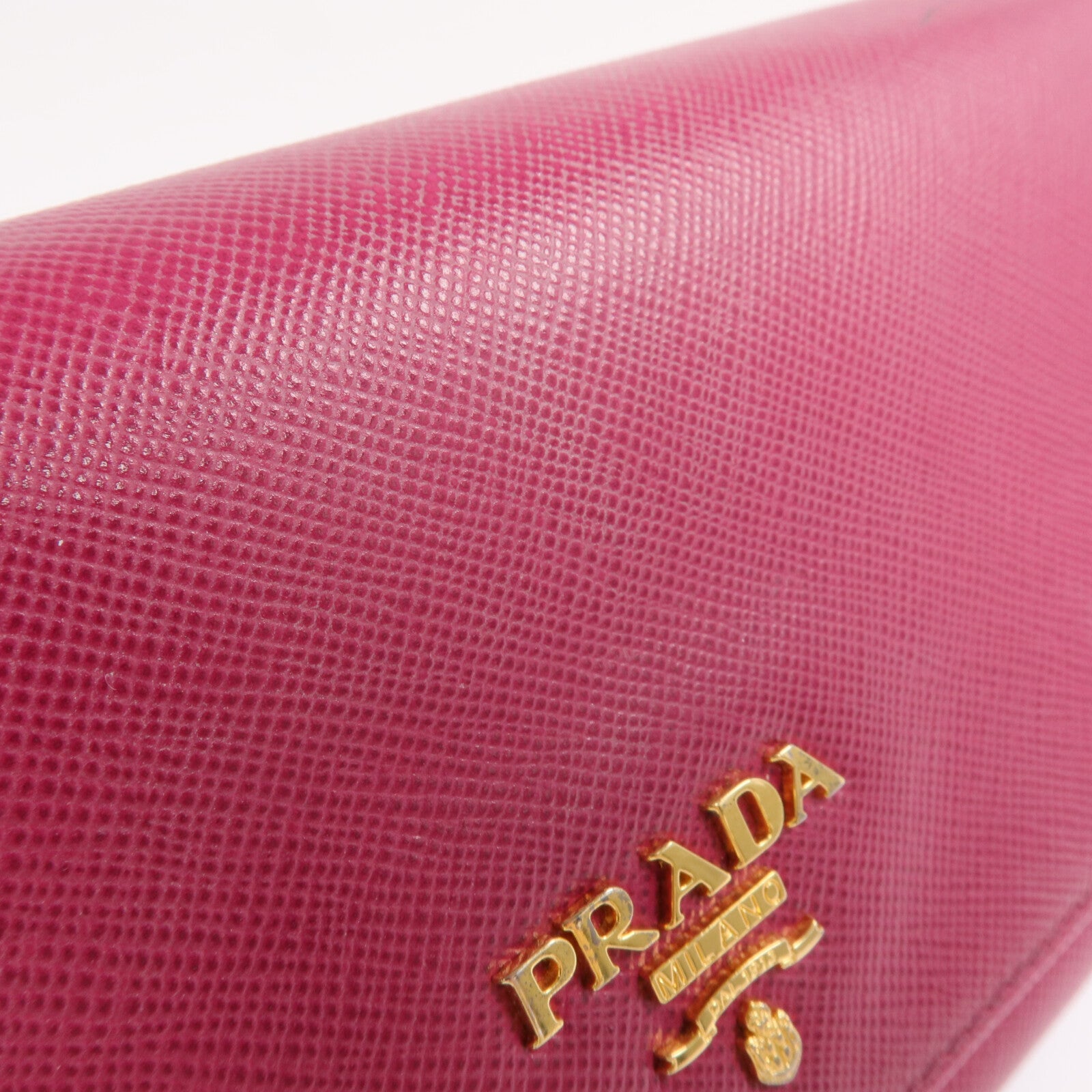 PRADA 【激減優惠】牛皮皮革Long Wallet金扣長錢包