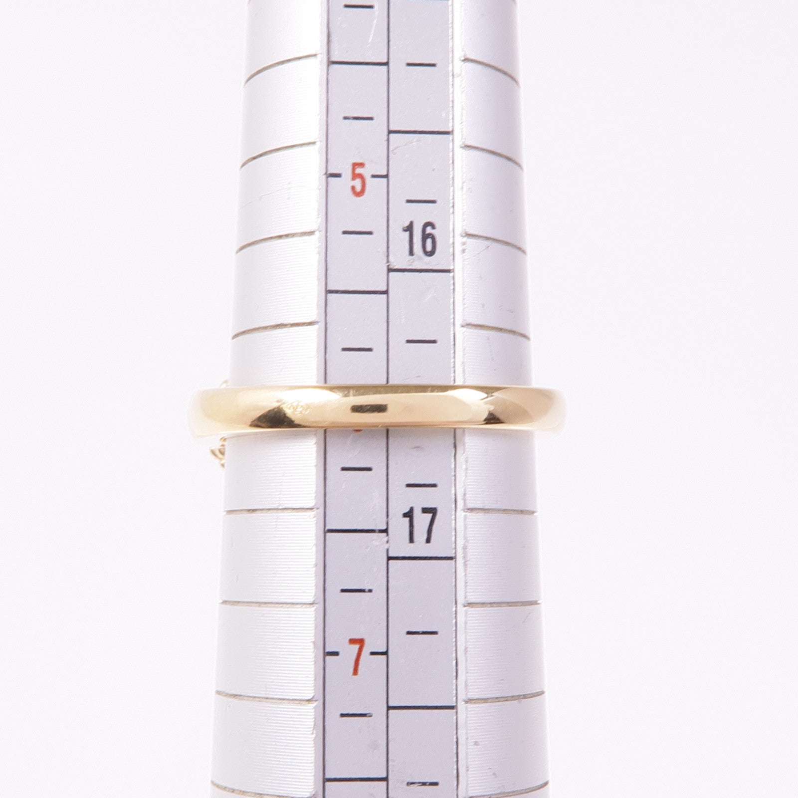 Van Cleef & Arpels 18K黃金Vintage Alhambra Ring珍珠母貝/鑽石戒指VCA#52/US#6