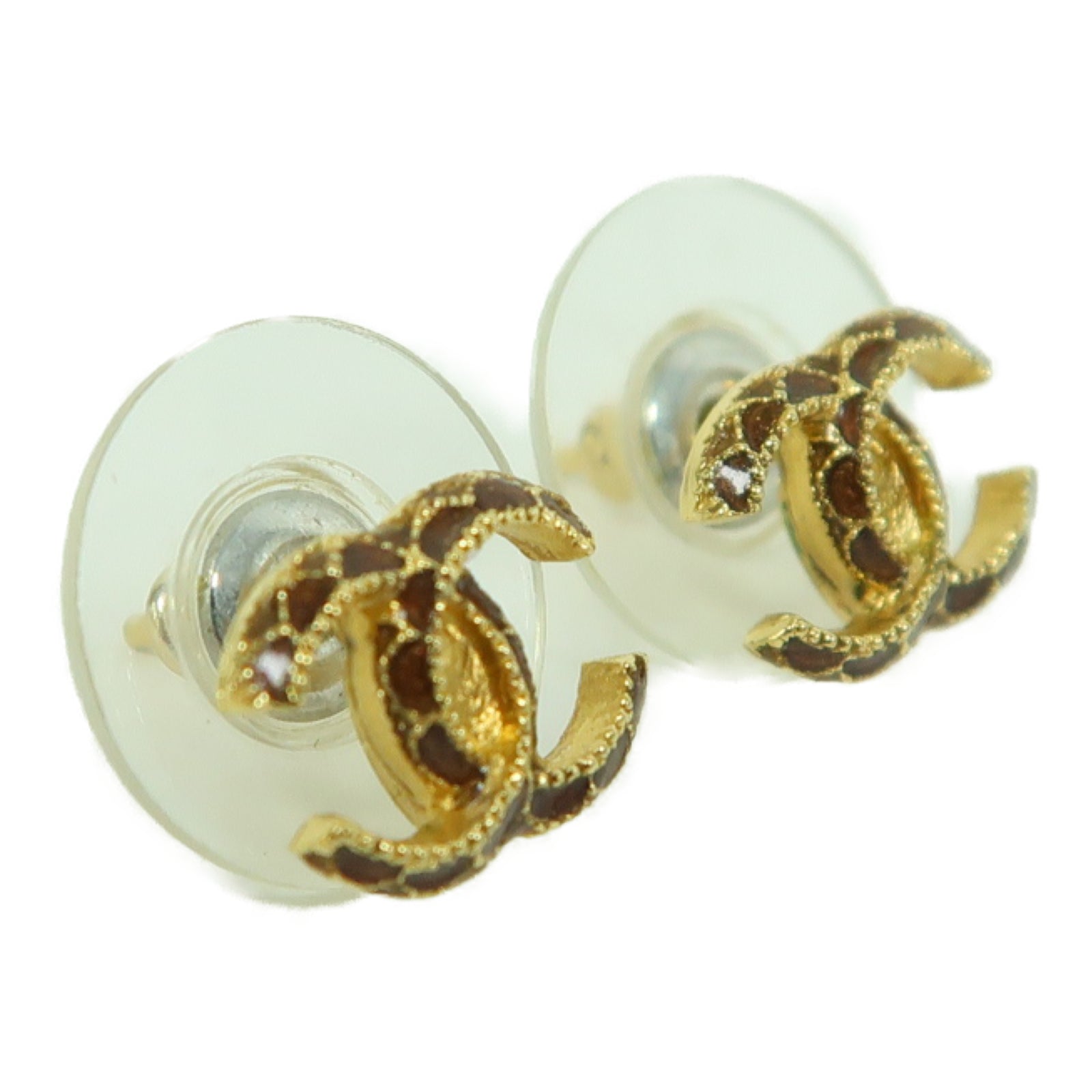 CHANEL 金屬Earrings耳環金色