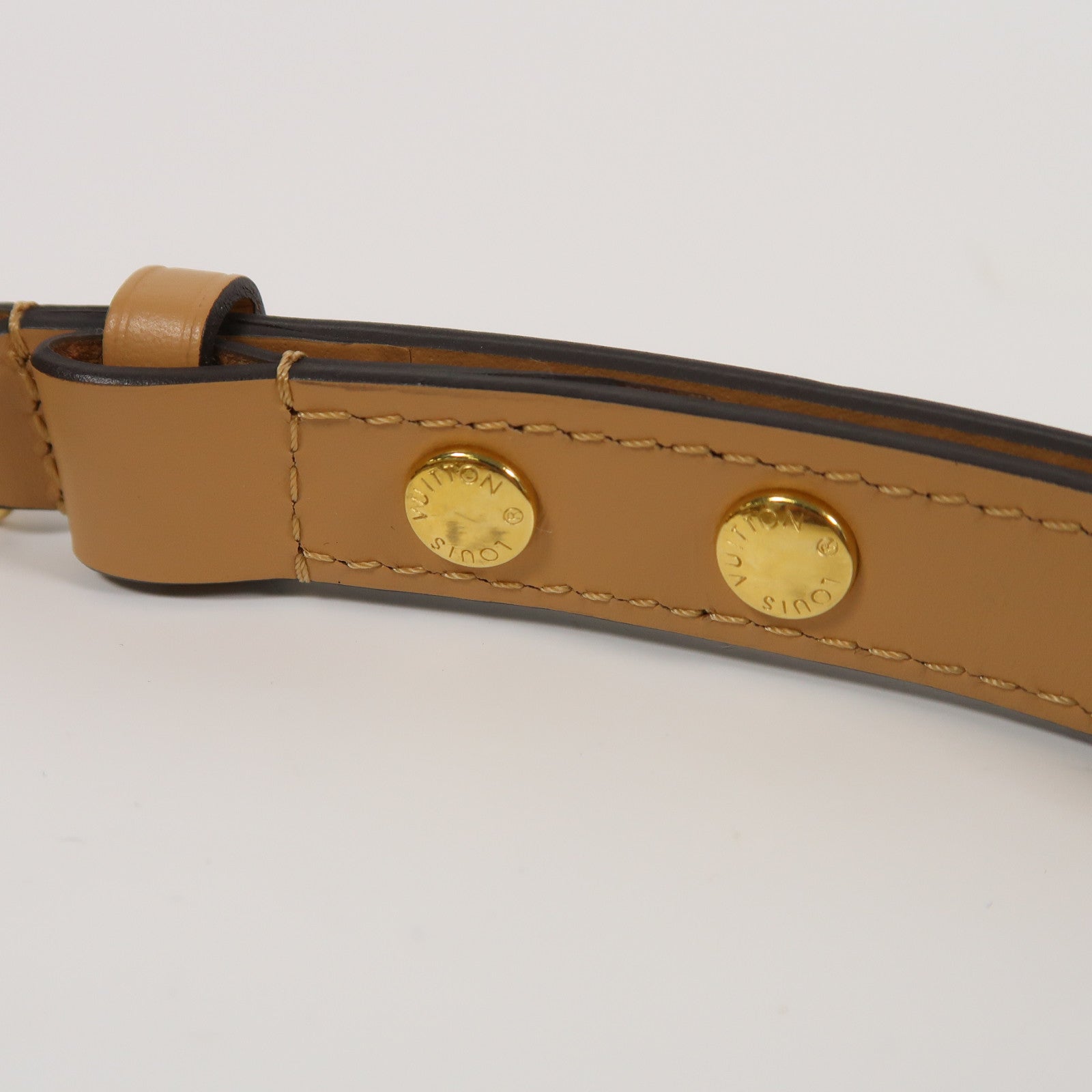 LOUIS VUITTON Monogram Empreinte Multi Pochette Accessoires金扣鏈帶手挽肩背兩用袋淺棕色/米色