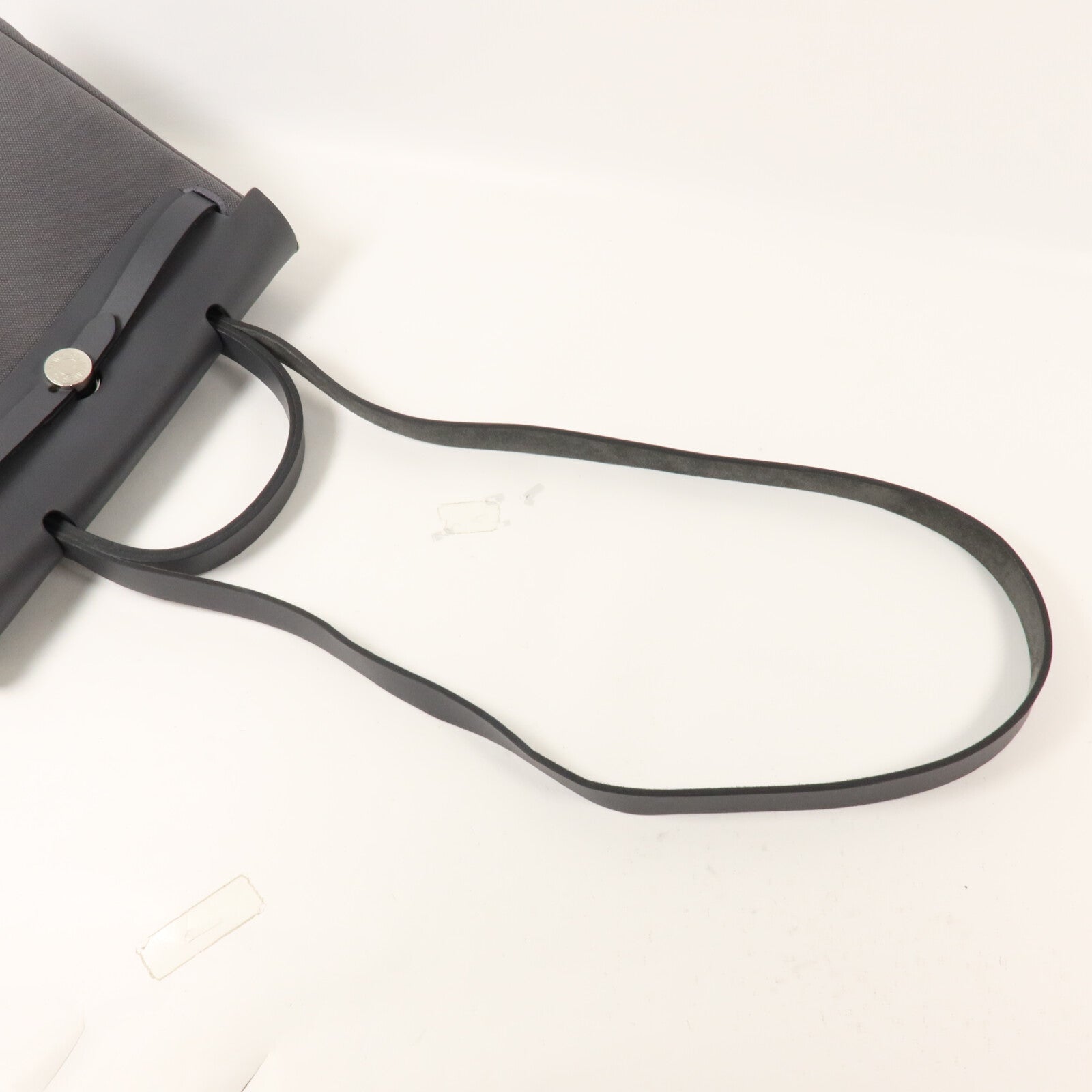 HERMES 帆布Herbag PM手挽肩背兩用袋Ardoise