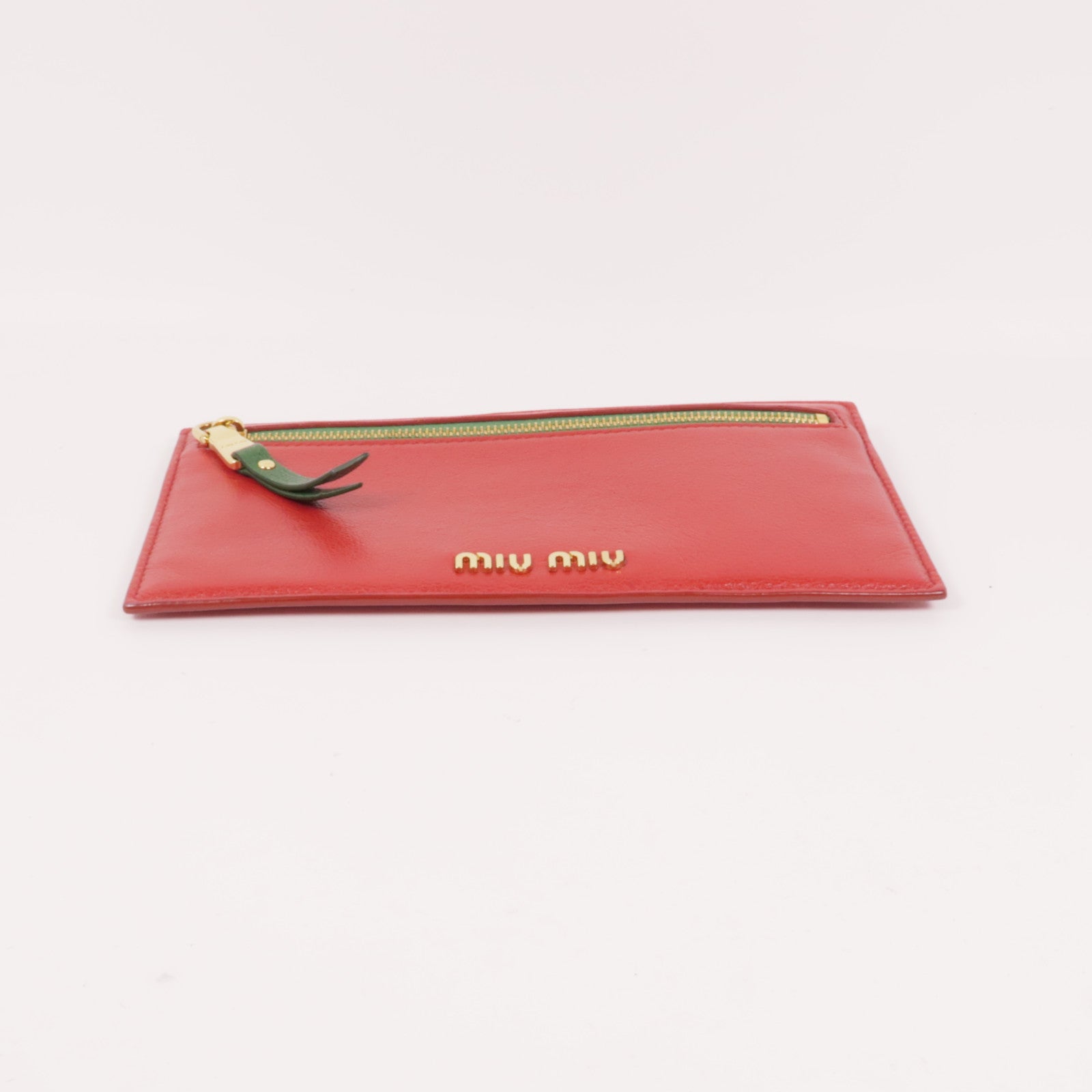 Miu Miu 皮革Long Wallet金扣長錢包