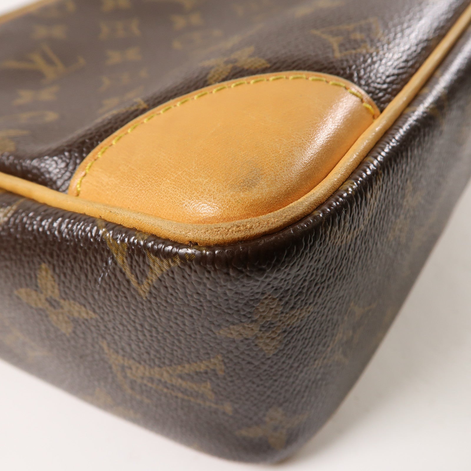 LOUIS VUITTON Monogram Trocadero 30金扣肩背袋啡色