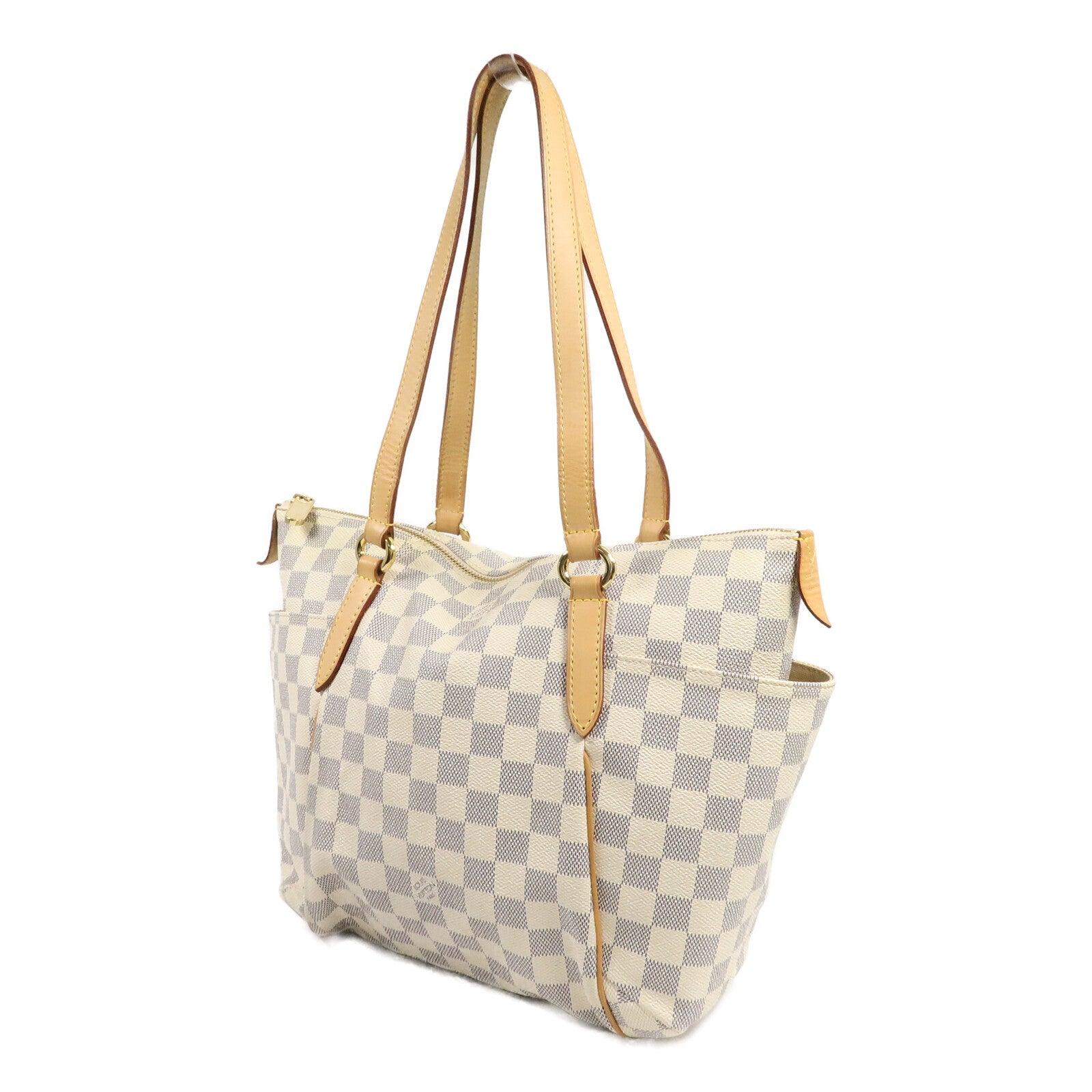 LOUIS VUITTON Damier Azur Totally MM肩背袋