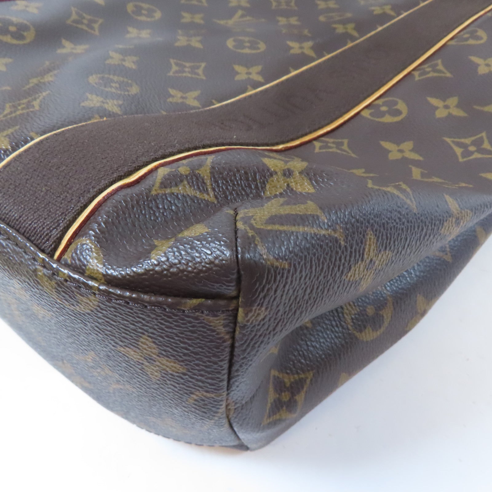 LOUIS VUITTON Monogram Cabas Beaubourg金扣肩背袋啡色