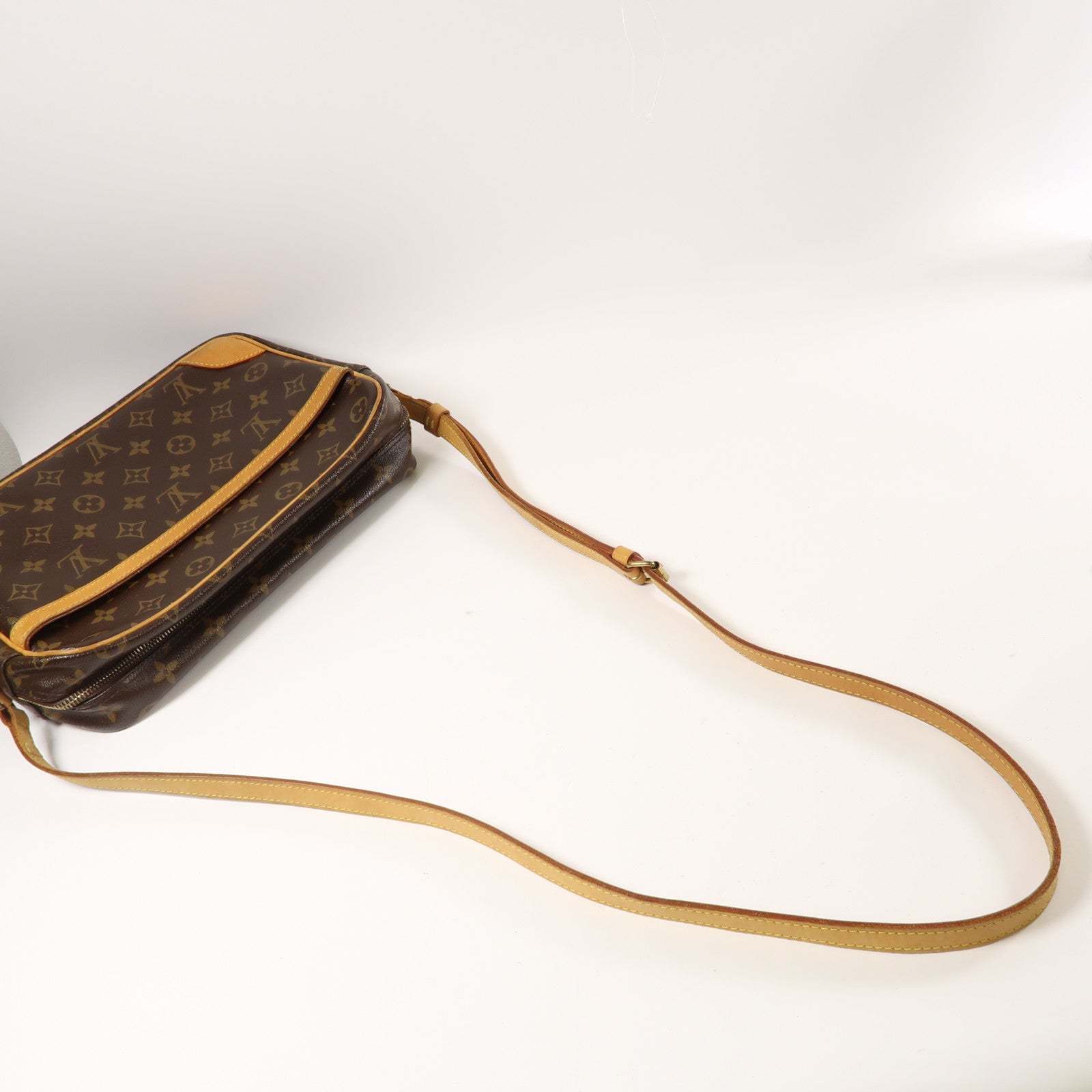 LOUIS VUITTON Monogram Trocadero 30金扣肩背袋啡色