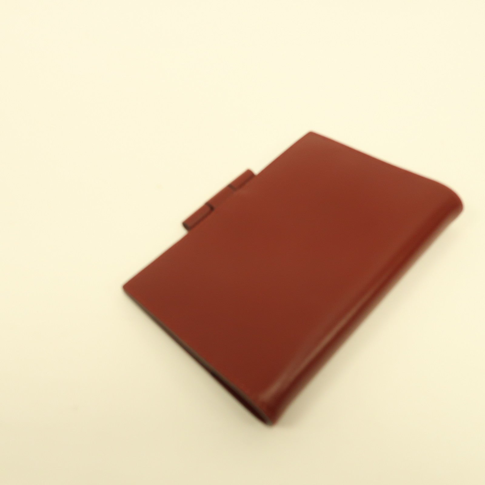 HERMES (PRICE DOWN) Agenda Cover Case Box Calf Leather Red