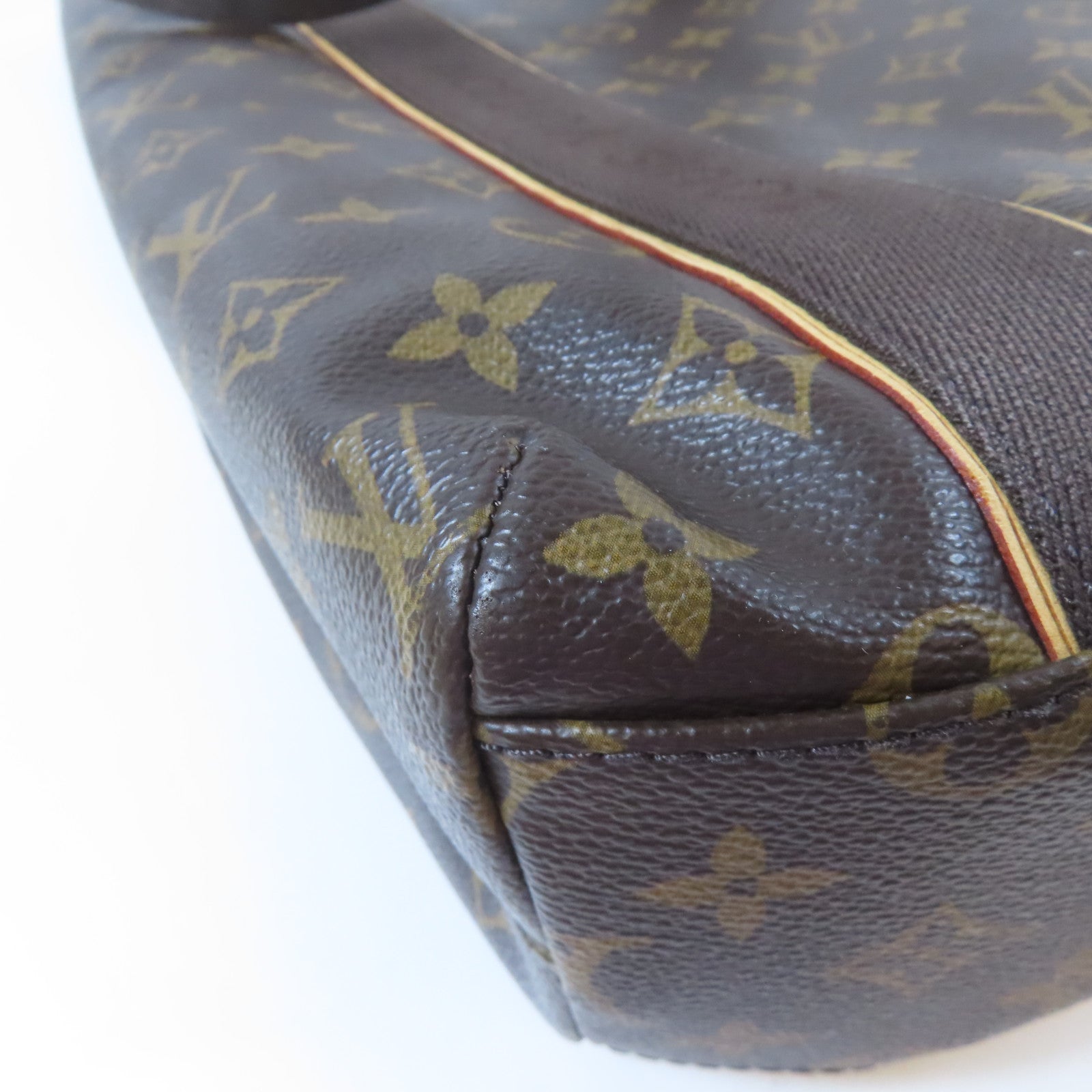 LOUIS VUITTON Monogram Cabas Beaubourg金扣肩背袋啡色