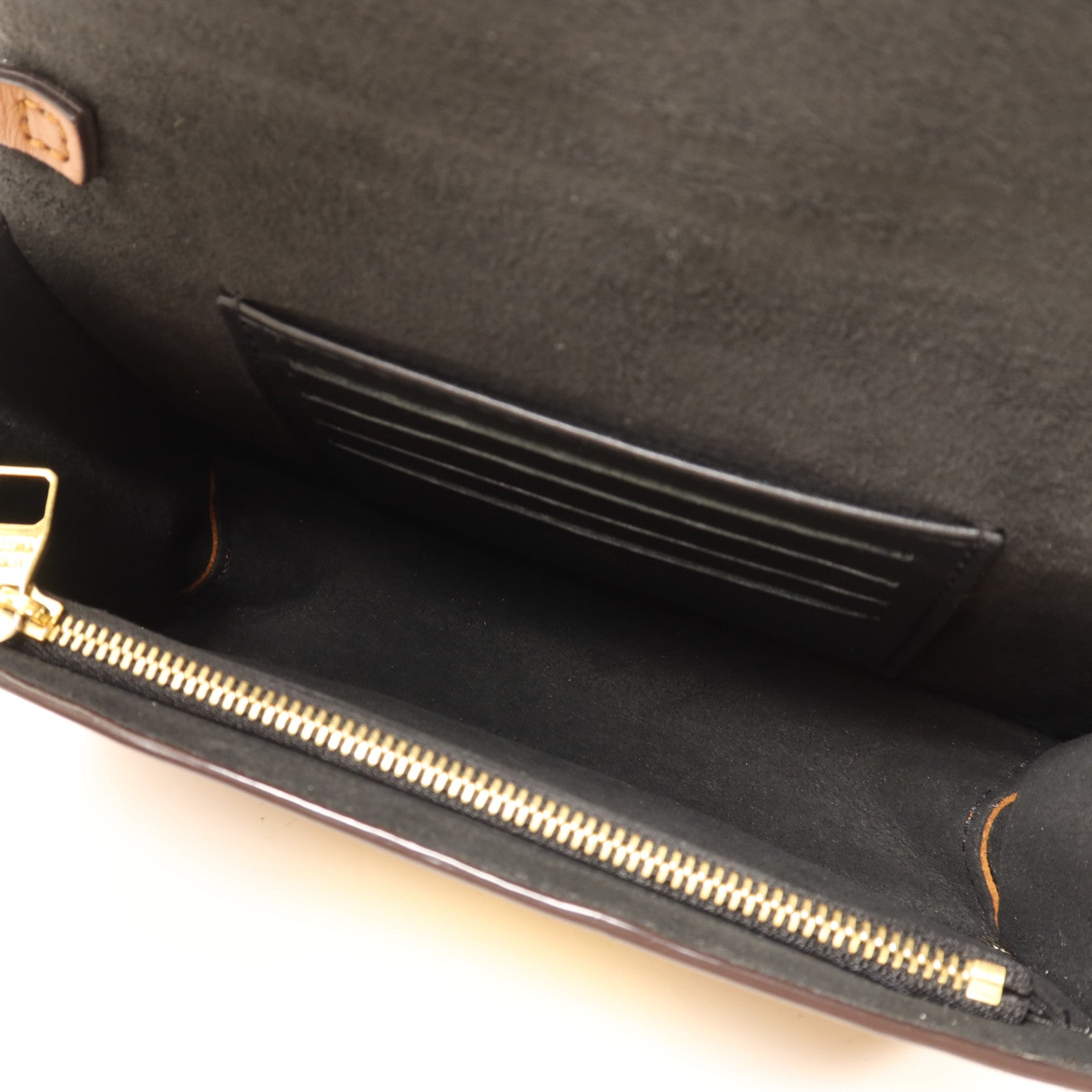 LOUIS VUITTON Monogram Reverse Dauphinec金扣鏈帶肩背袋