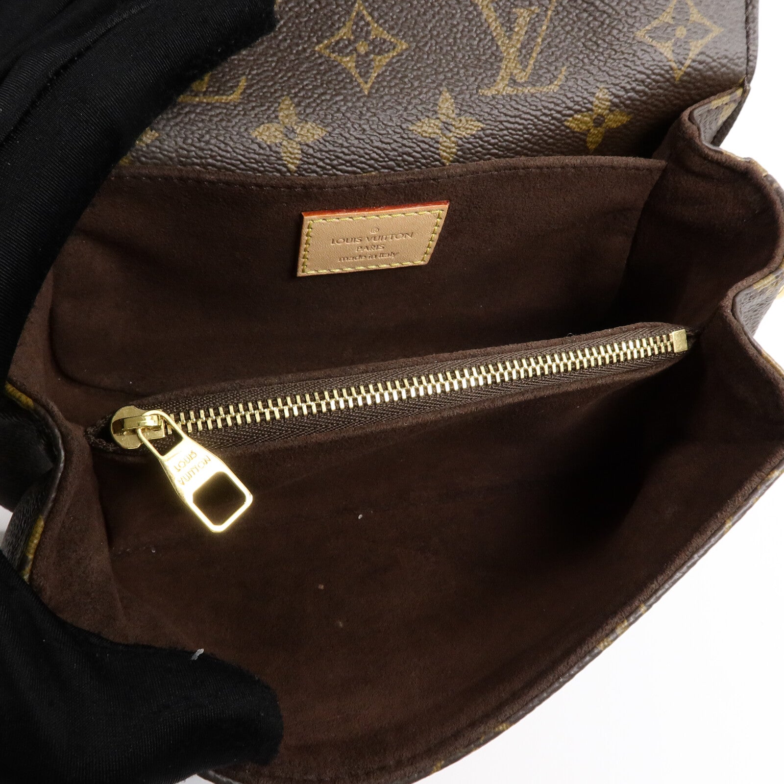 LOUIS VUITTON Monogram Pochette Metis East West手挽肩背兩用袋