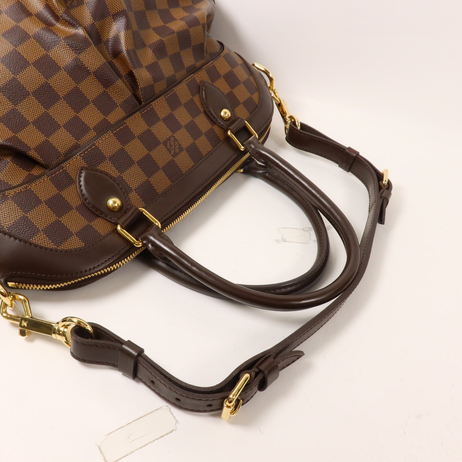 LOUIS VUITTON Damier Trevi GM手挽肩背兩用袋
