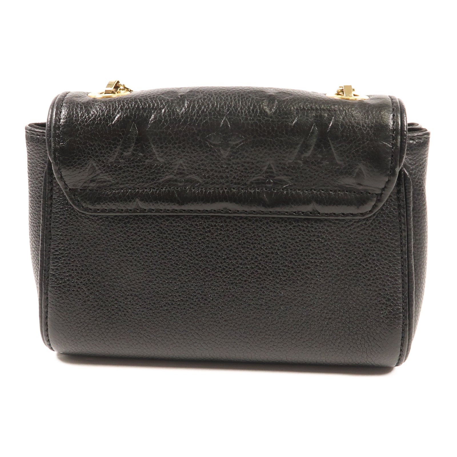 LOUIS VUITTON 【激減優惠】Monogram Empreinte Saint Germain BB金扣鏈帶肩背袋
