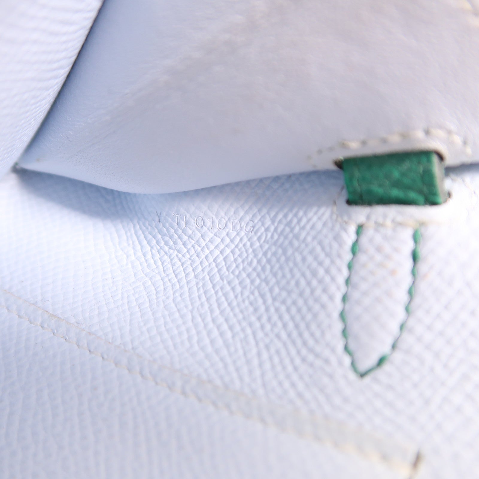 HERMES Epsom皮革Kelly To Go金扣肩背袋6W Menthe