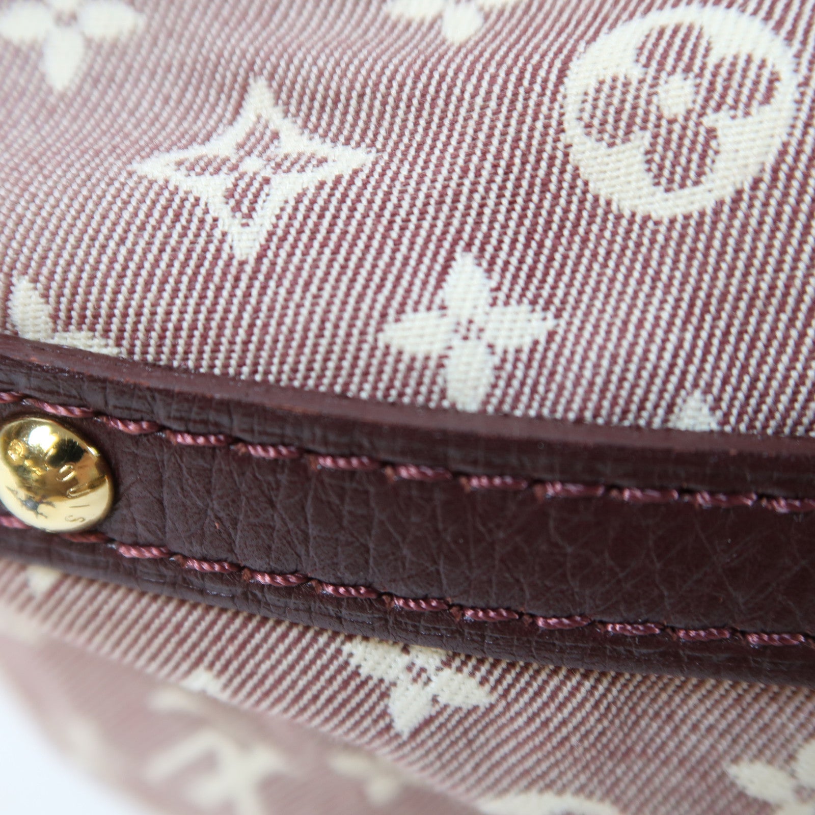 LOUIS VUITTON Monogram Idylle Rhapsody MM金扣肩背袋紅色