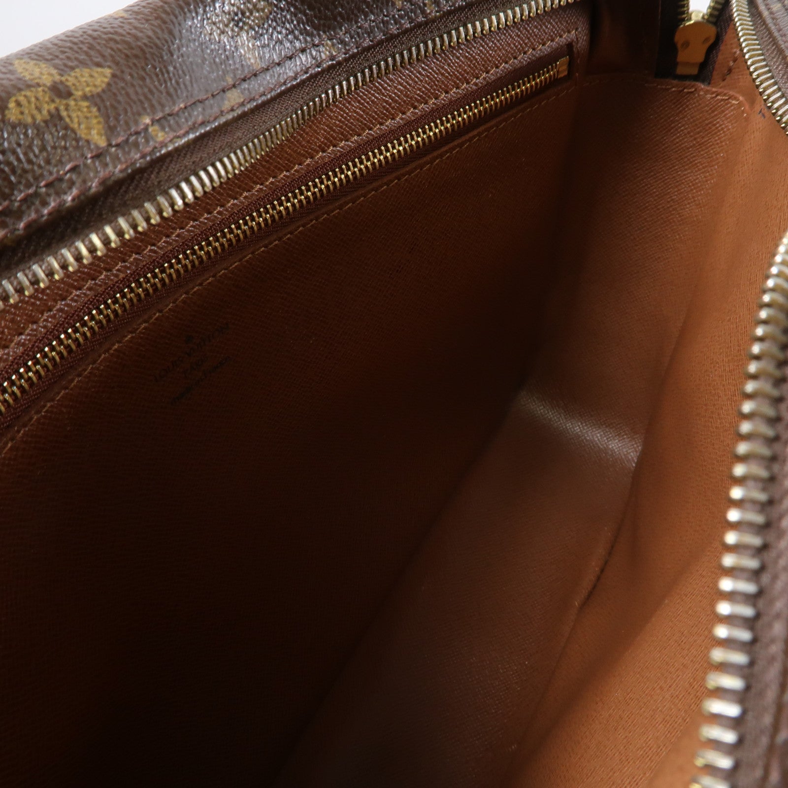 LOUIS VUITTON Monogram Trocadero 30金扣肩背袋啡色