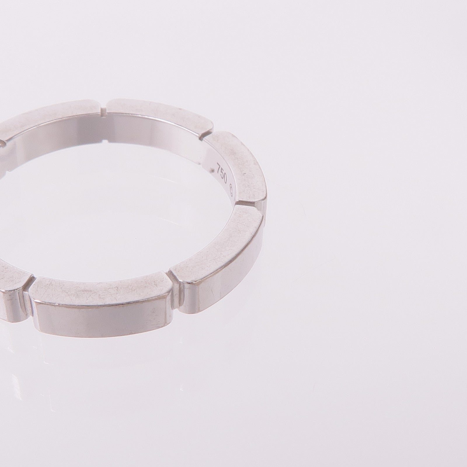 CARTIER 18K白金Maillon Panthere Ring戒指Cartier#52/US#6