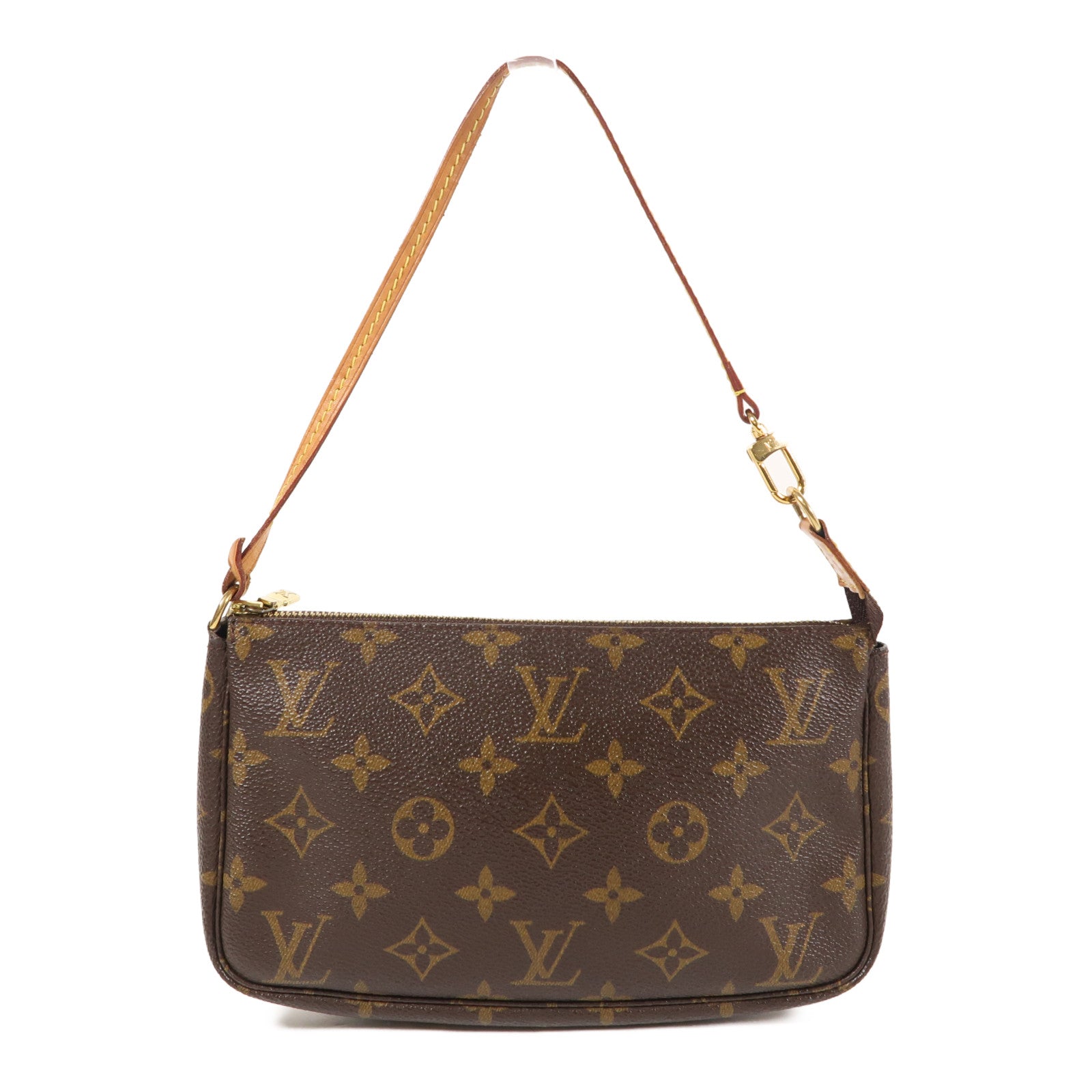 LOUIS VUITTON Monogram Pochette Accessoires金扣手拿包