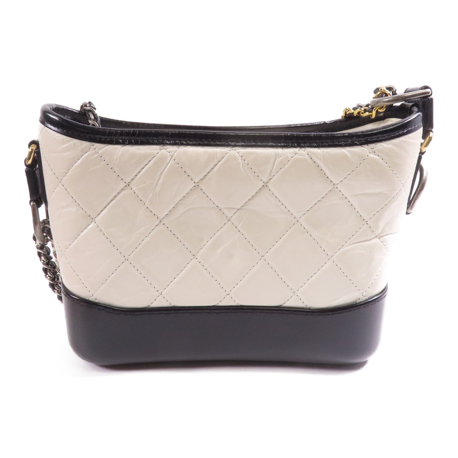 CHANEL 牛皮皮革Gabrielle Small金扣鏈帶肩背袋