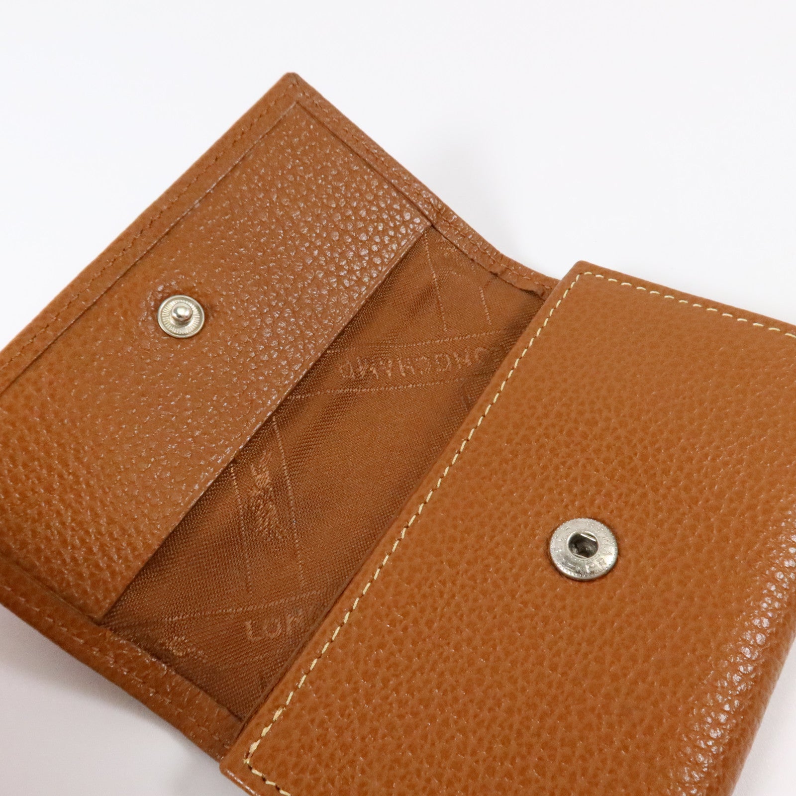 Longchamp 牛皮皮革Key case銀扣鎖匙套