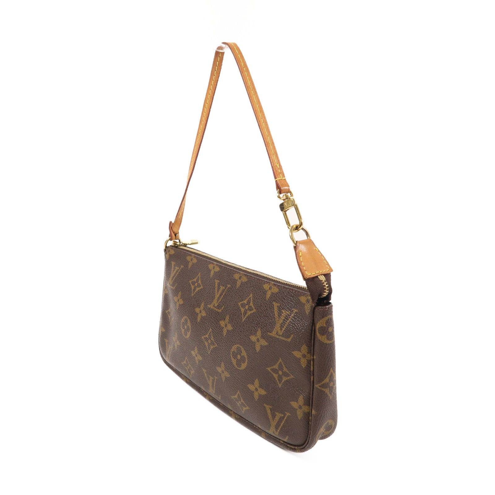 LOUIS VUITTON Monogram Pochette Accessoires金扣手拿包
