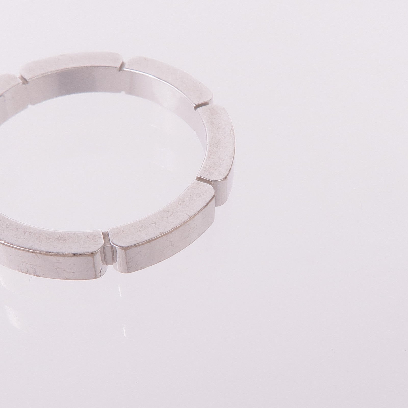 CARTIER 18K白金Maillon Panthere Ring戒指Cartier#52/US#6