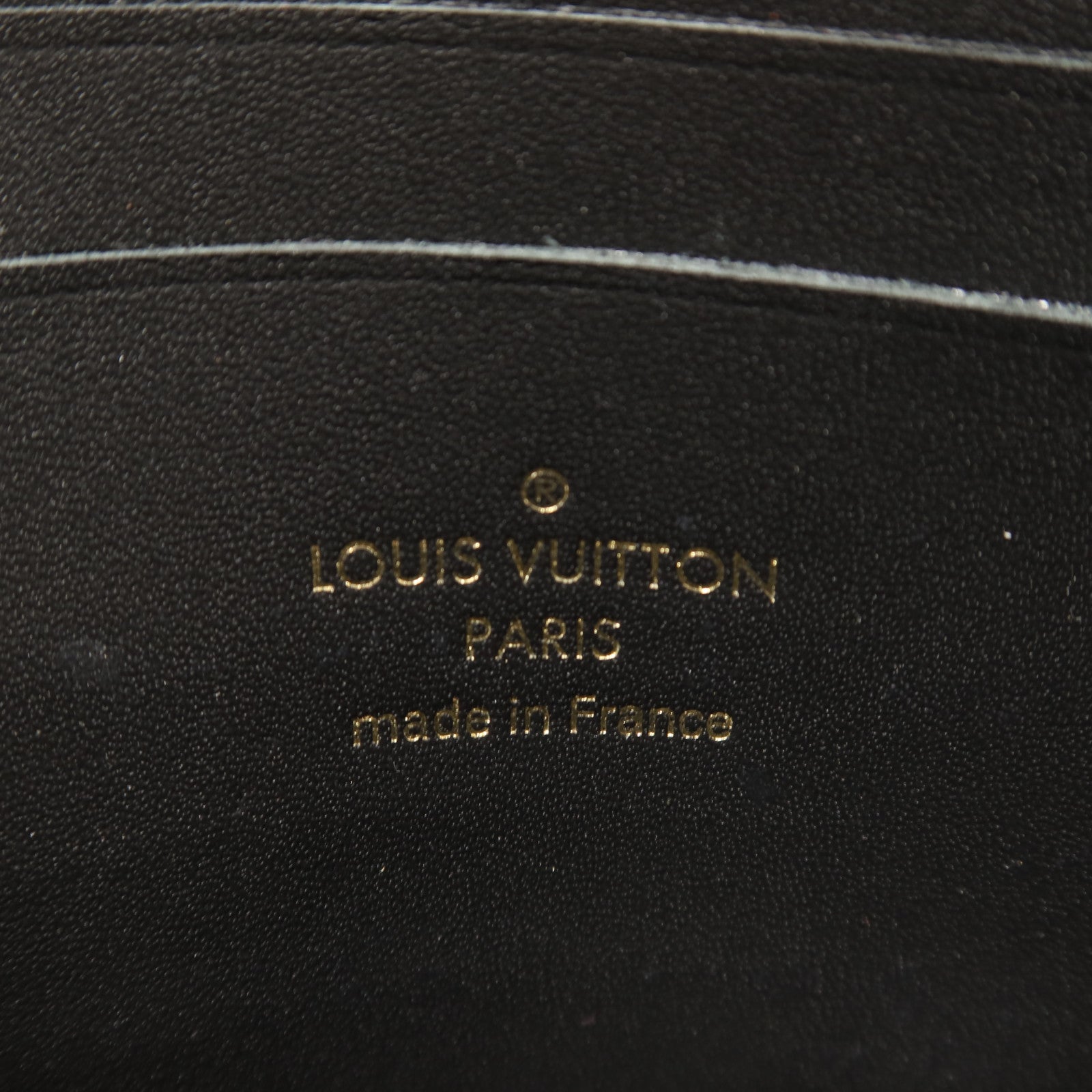 LOUIS VUITTON Monogram Reverse Dauphinec金扣鏈帶肩背袋