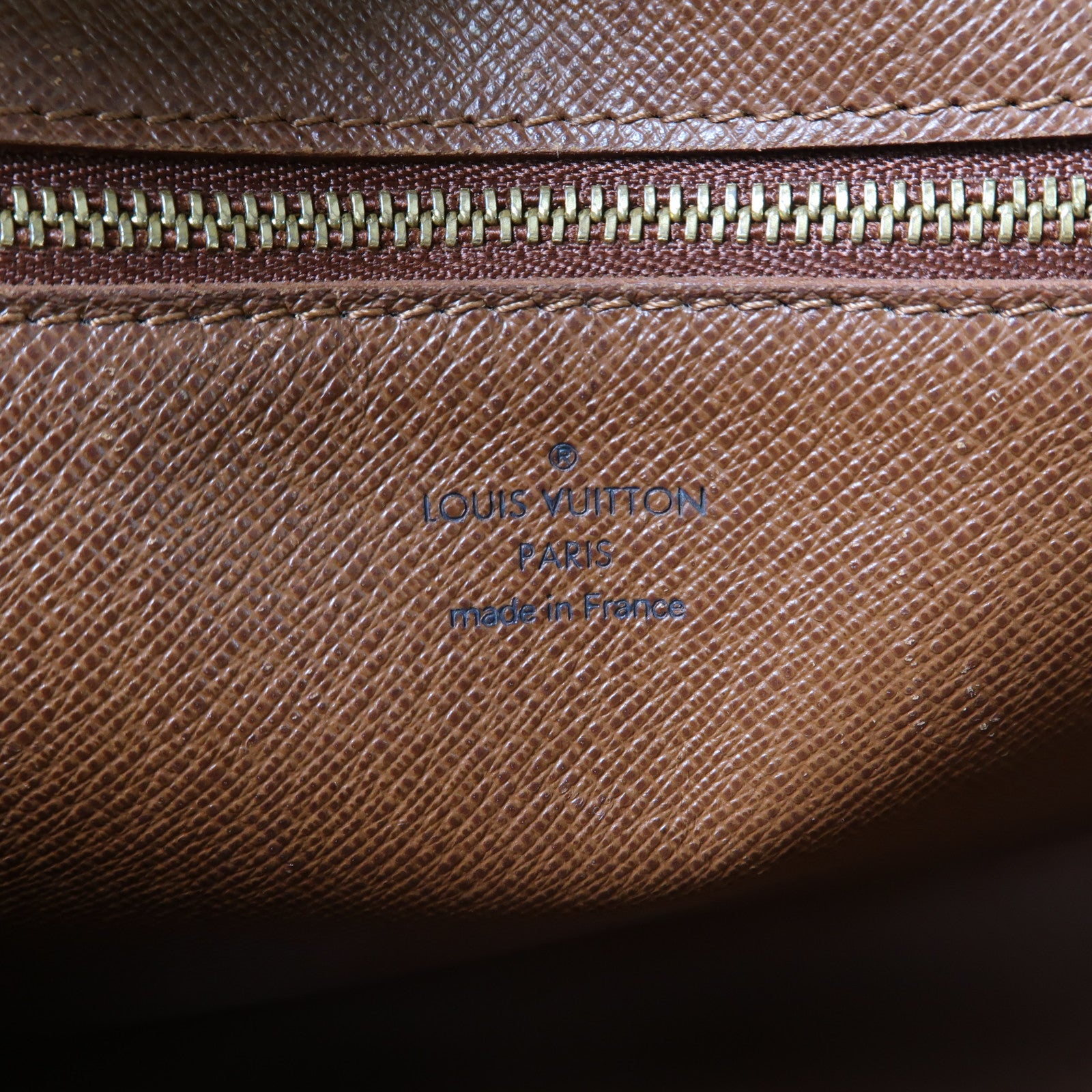 LOUIS VUITTON Monogram Trocadero 30金扣肩背袋啡色
