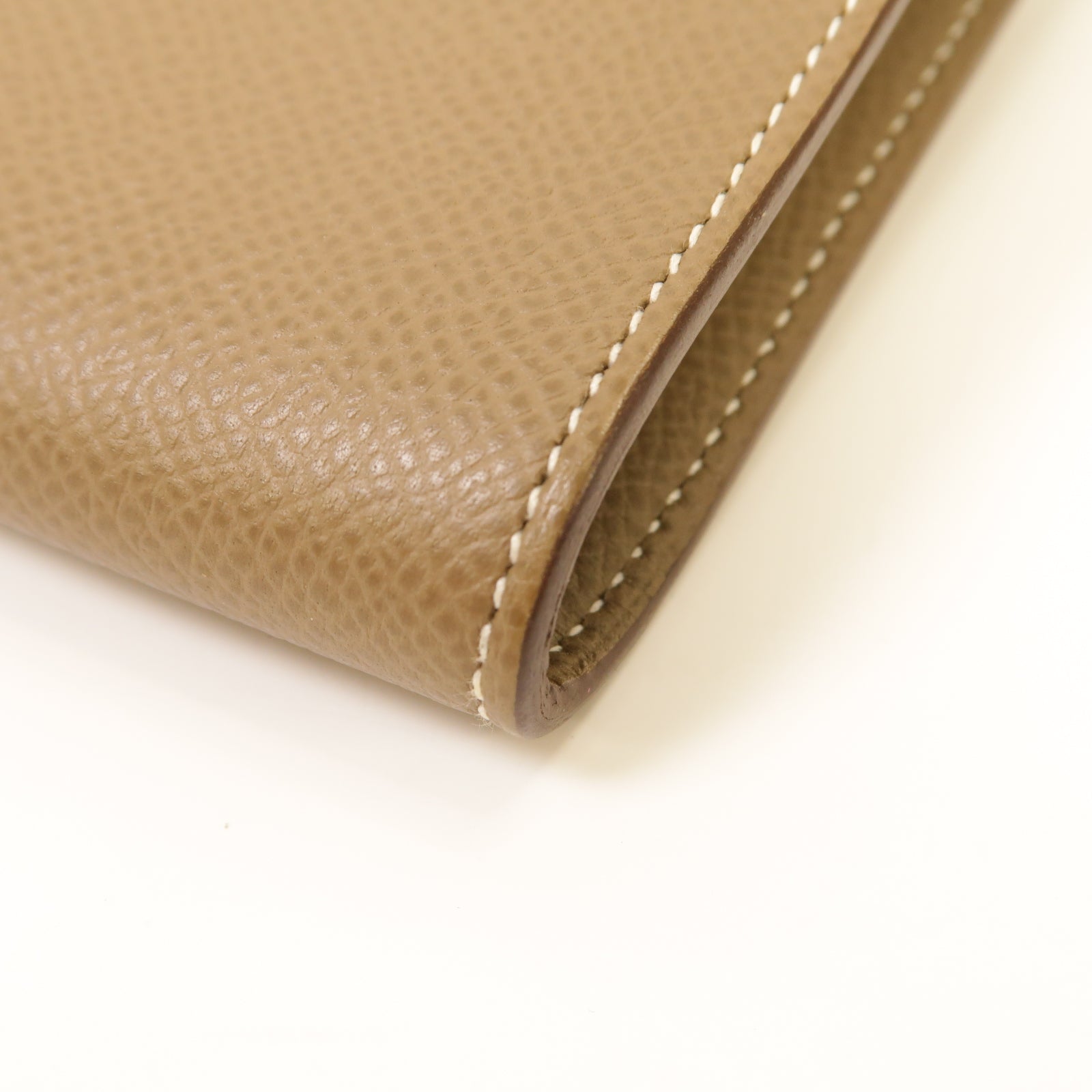 HERMES 【激減優惠】Epsom皮革Kelly To Go金扣肩背袋Etoupe灰色