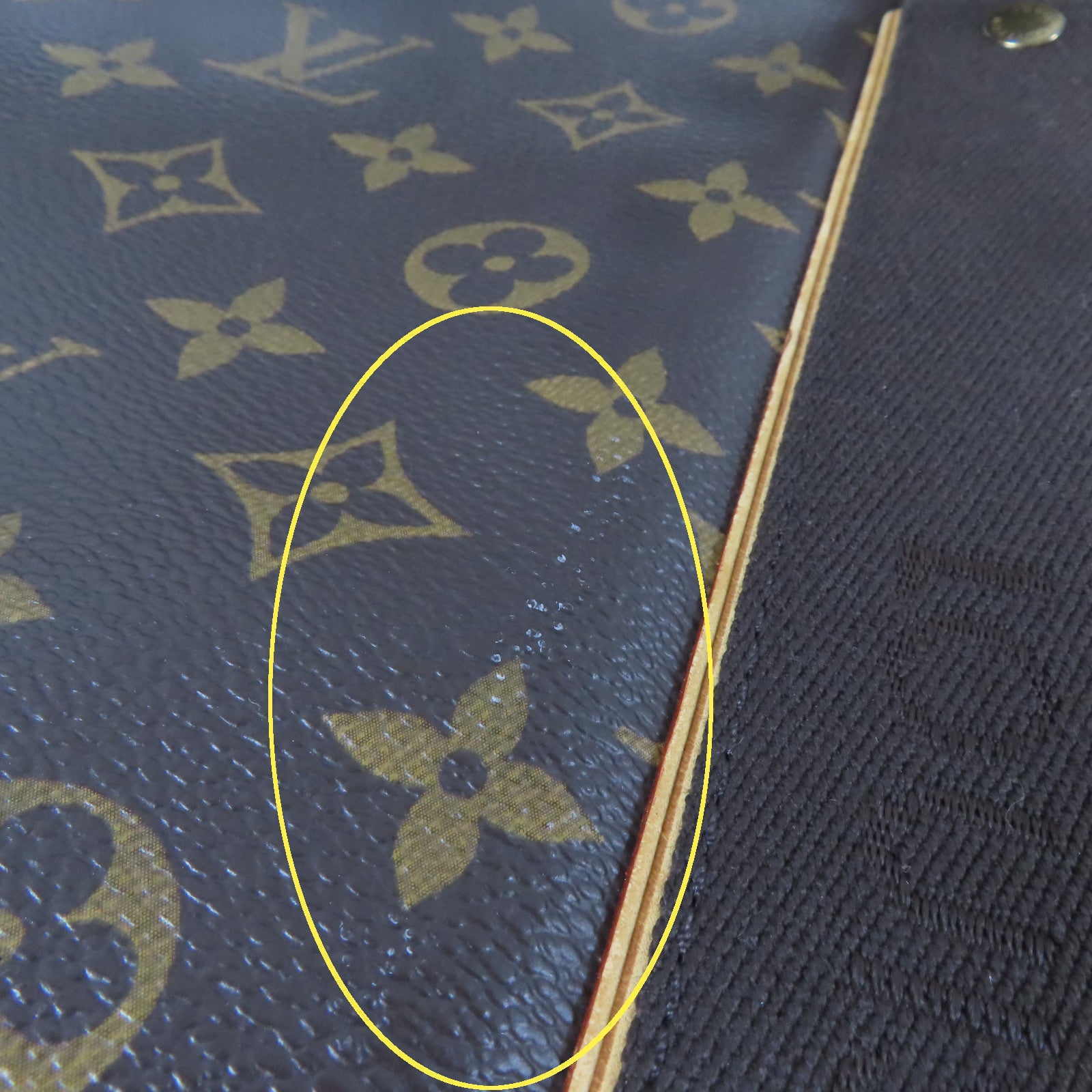 LOUIS VUITTON Monogram Cabas Beaubourg金扣肩背袋啡色