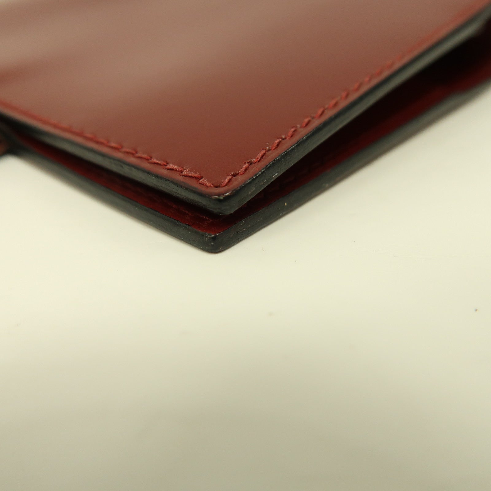 HERMES (PRICE DOWN) Agenda Cover Case Box Calf Leather Red