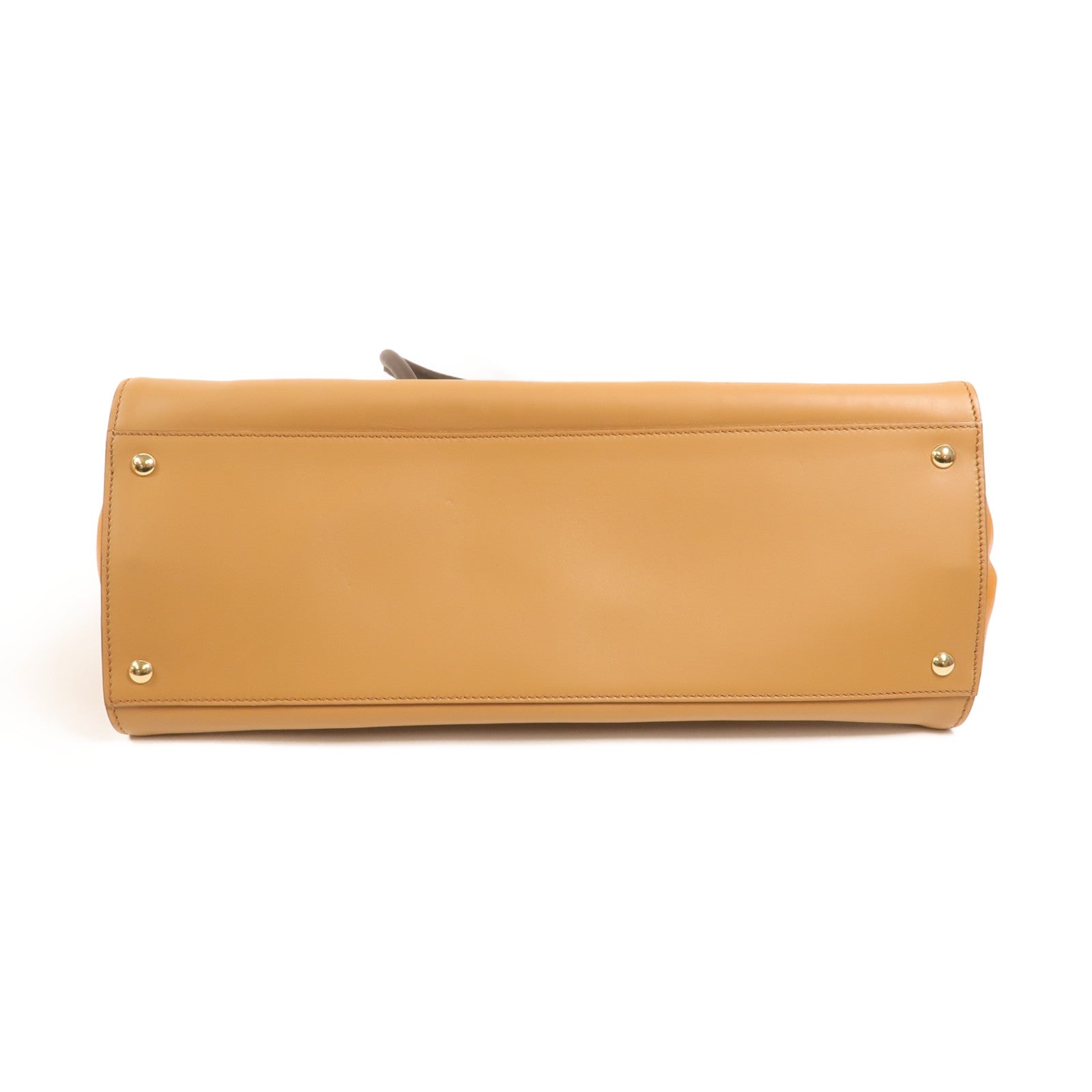Salvatore Ferragamo 牛皮皮革Gancini Bag金扣手挽袋