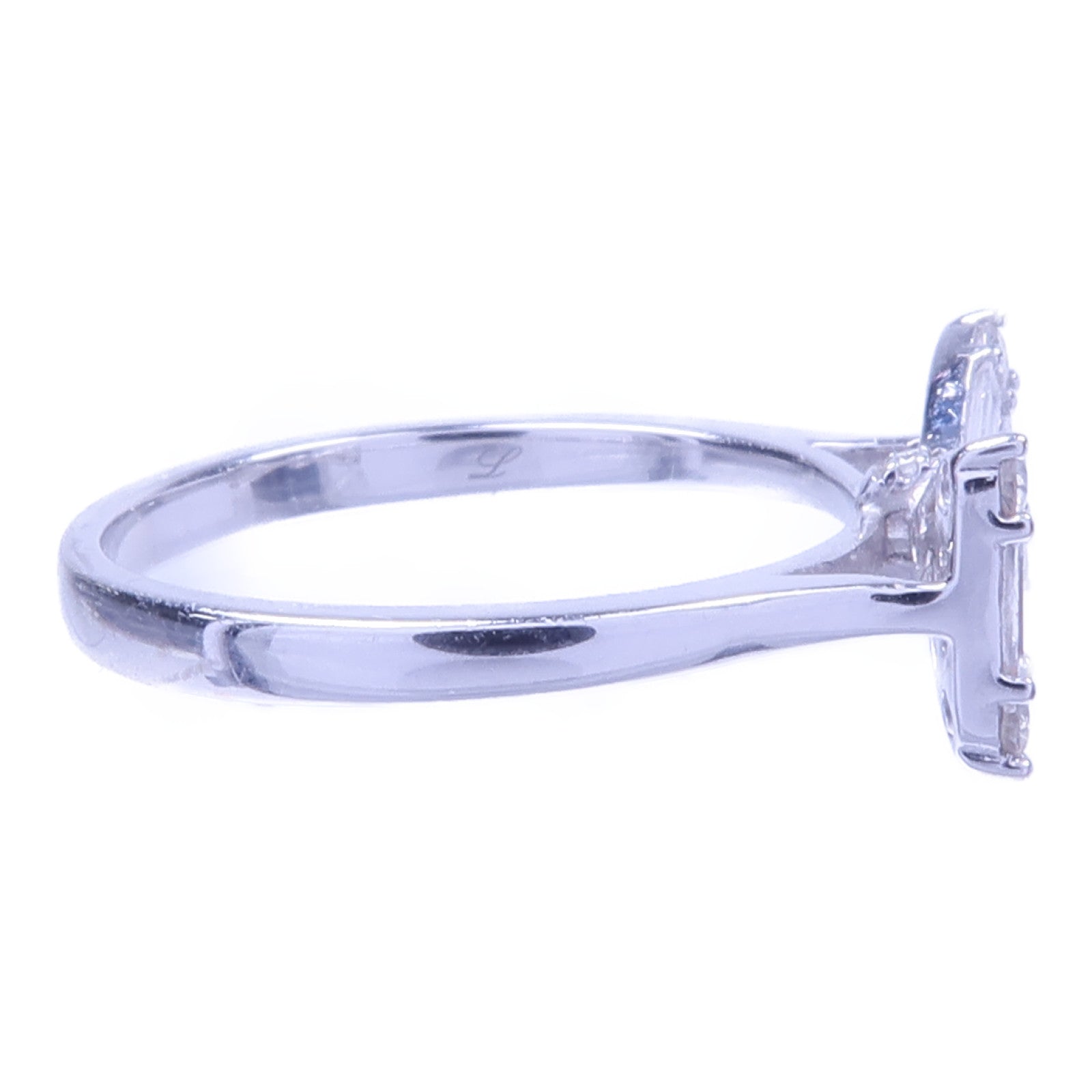 JEWELRY 【激減優惠】18K白金Diamond Ring鑽石戒指US#5.75