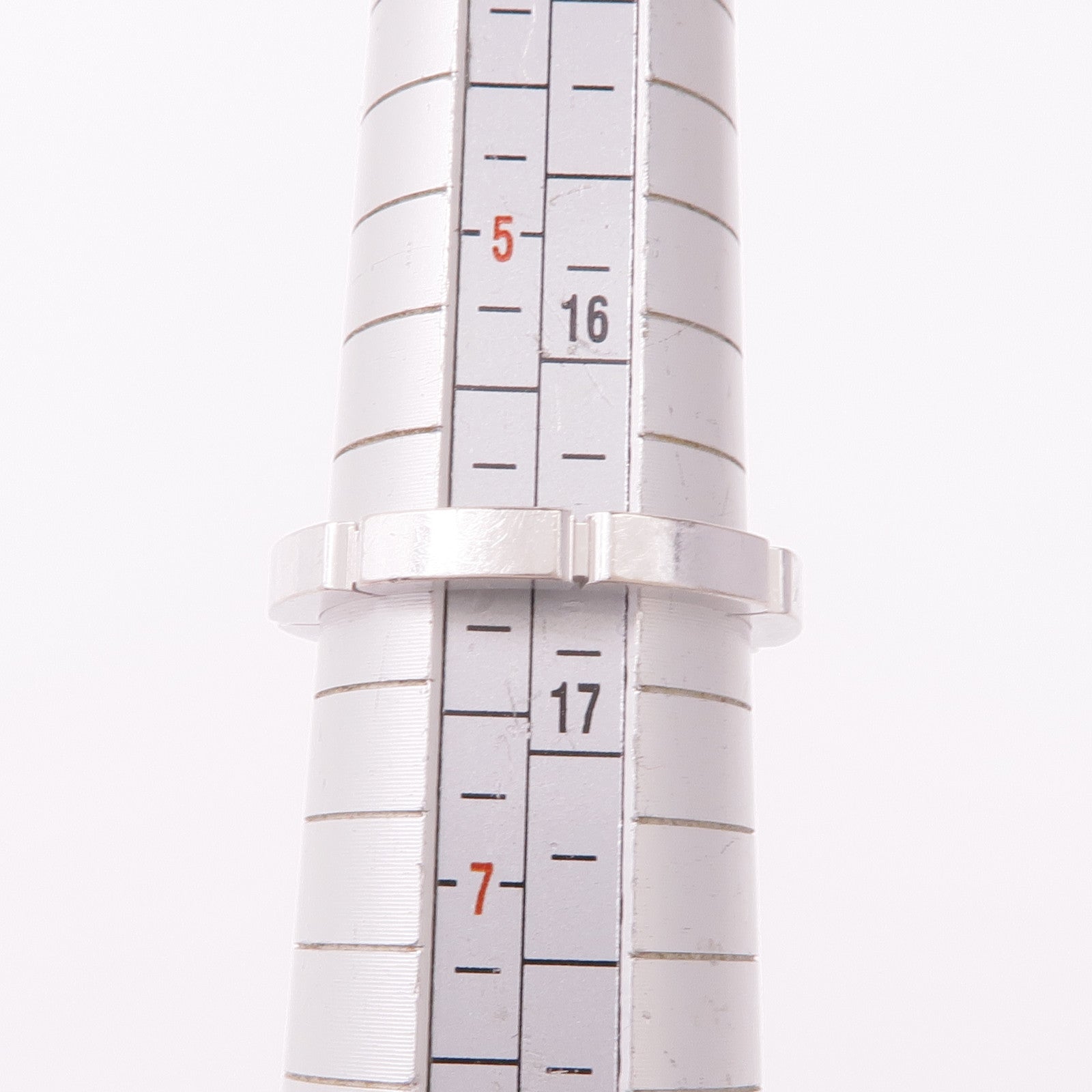 CARTIER 18K白金Maillon Panthere Ring戒指Cartier#52/US#6