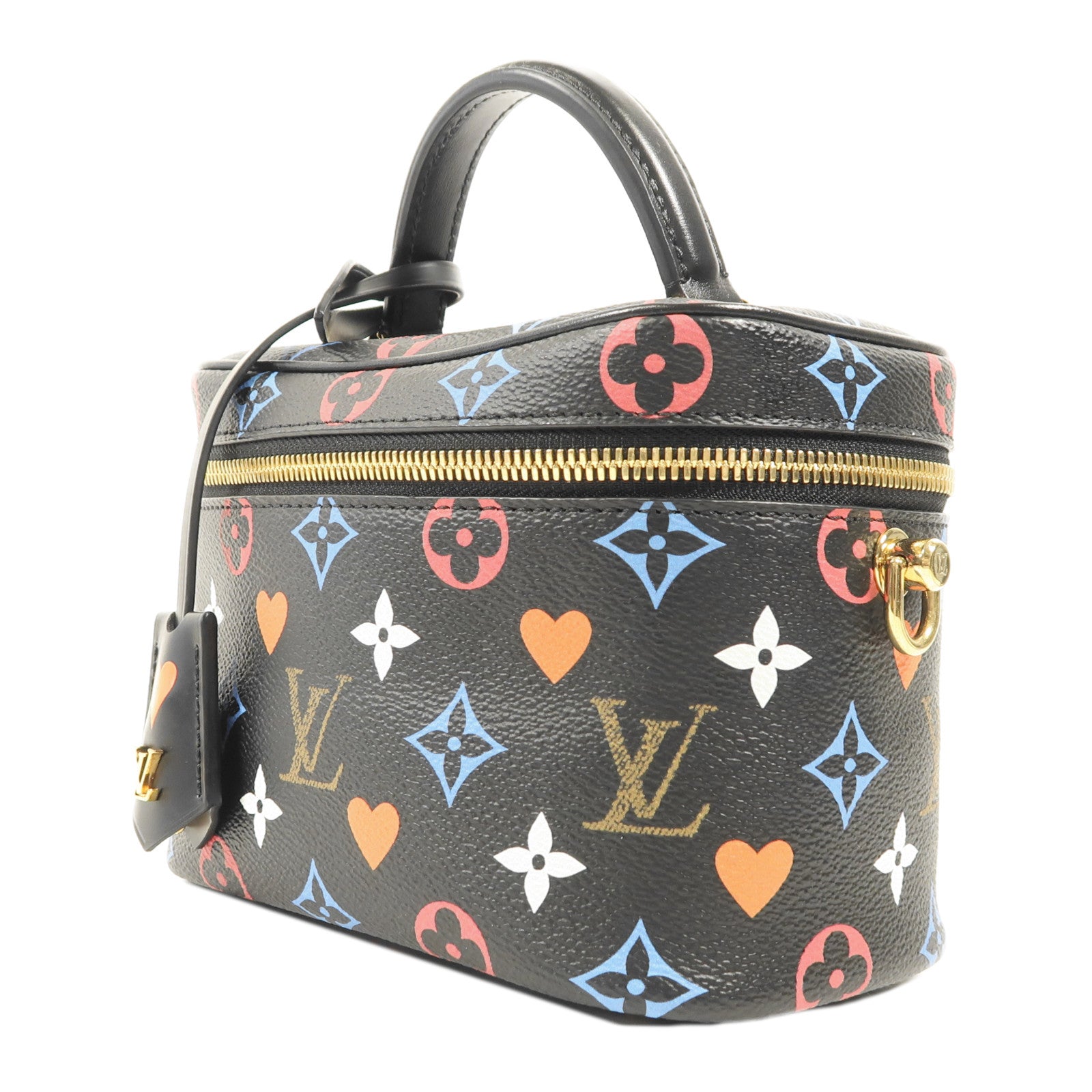 LOUIS VUITTON Monogram Game On Vanity金扣鏈帶肩背袋