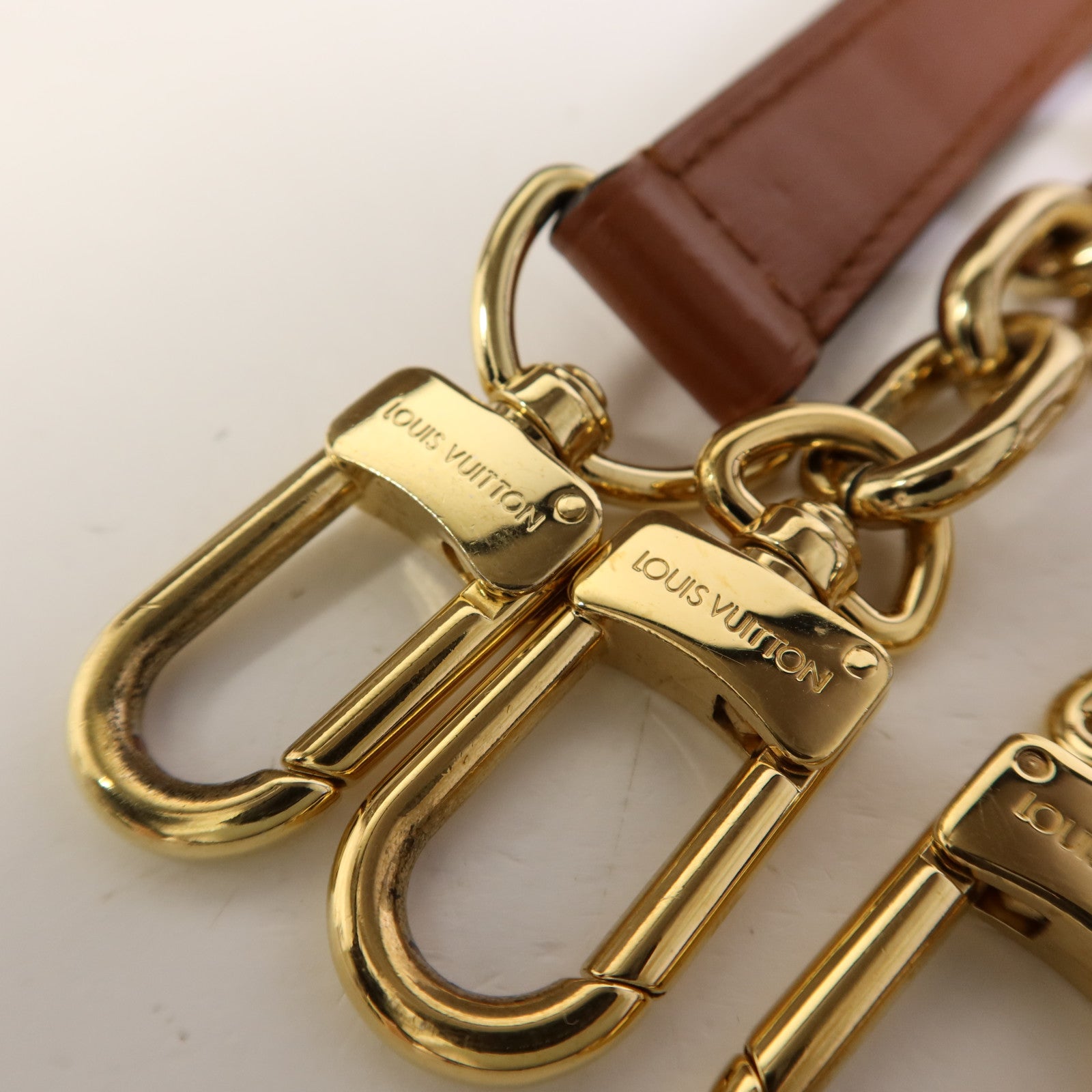 LOUIS VUITTON Monogram Reverse Loop Hobo金扣手挽肩背兩用袋棕色