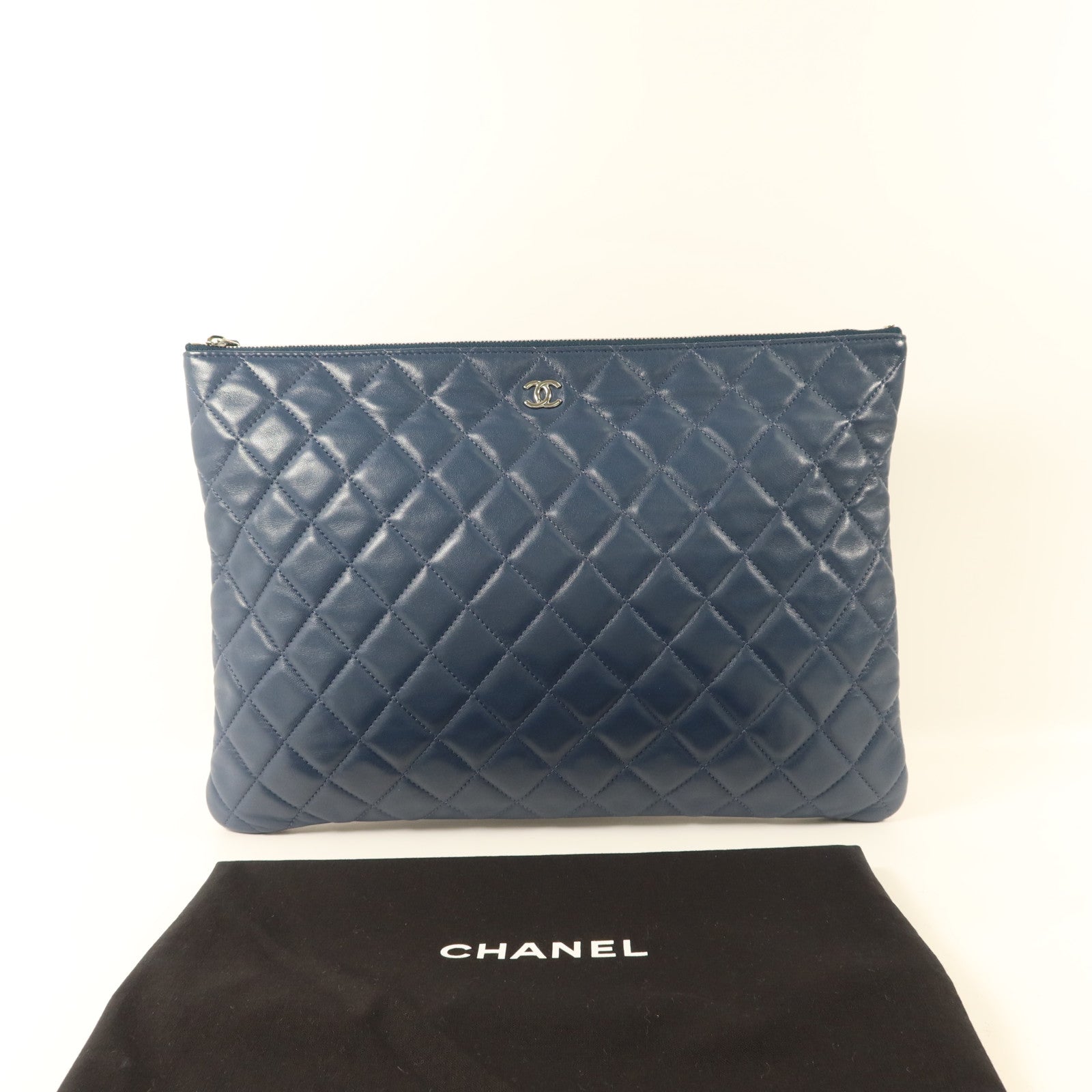 CHANEL 羊皮皮革Pouch手拿包