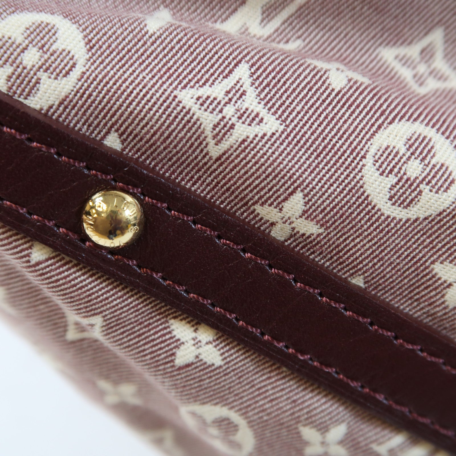 LOUIS VUITTON Monogram Idylle Rhapsody MM金扣肩背袋紅色