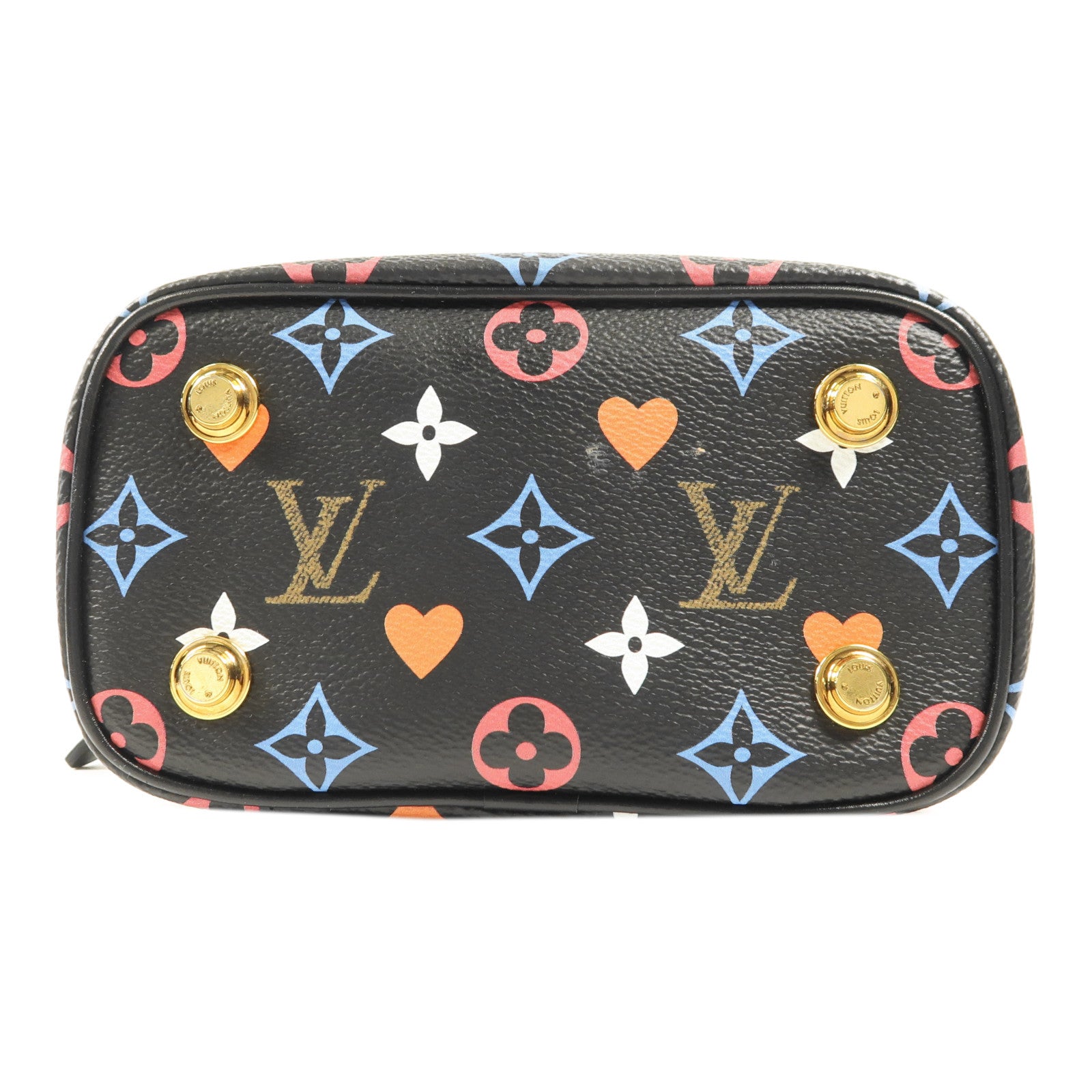 LOUIS VUITTON Monogram Game On Vanity金扣鏈帶肩背袋