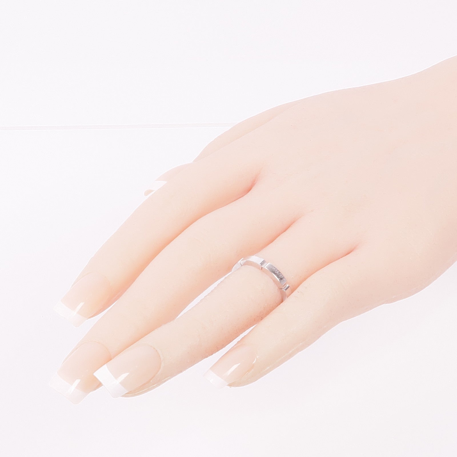 CARTIER 18K白金Maillon Panthere Ring戒指Cartier#52/US#6