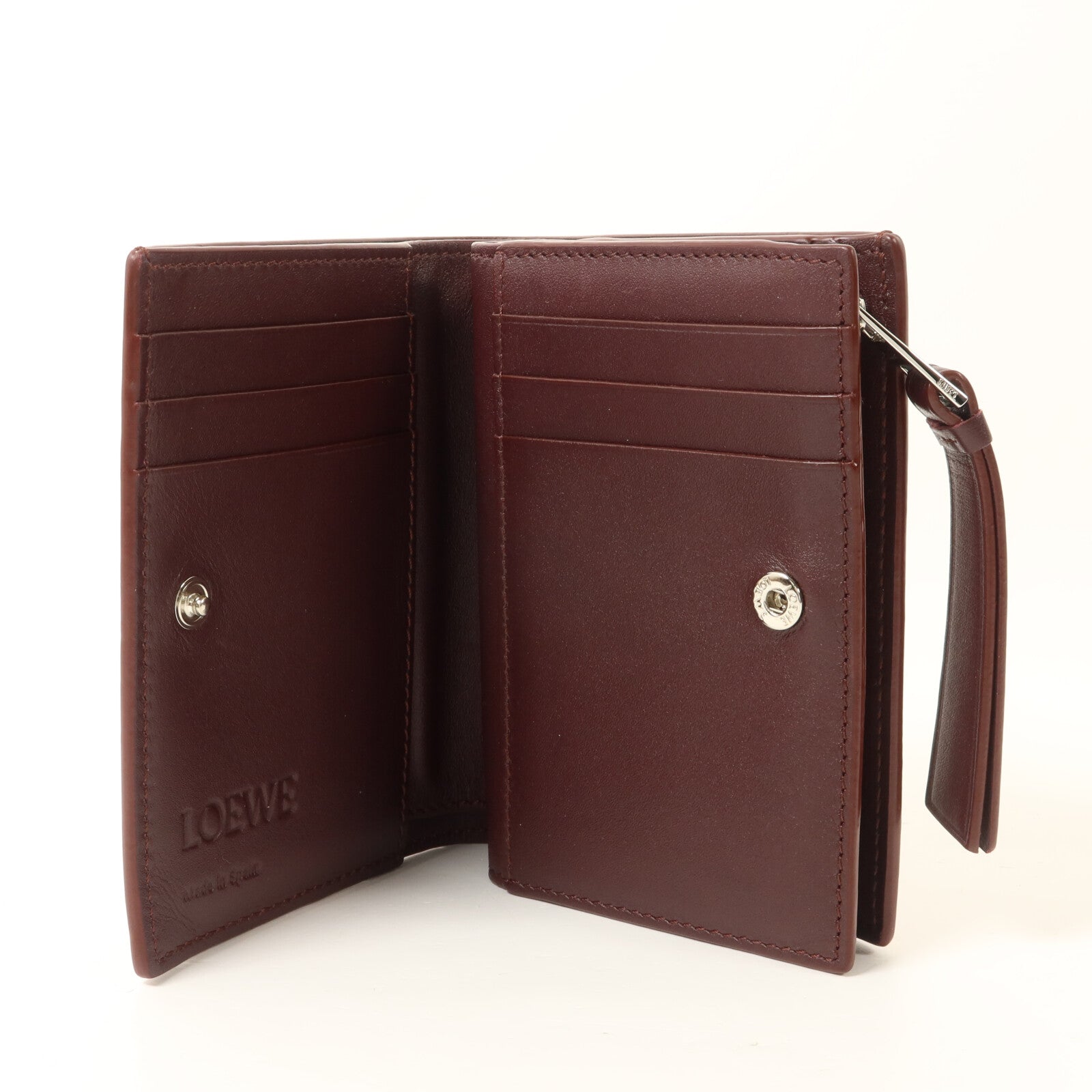 LOEWE 牛皮皮革Puzzle Slim Compact Wallet錢包