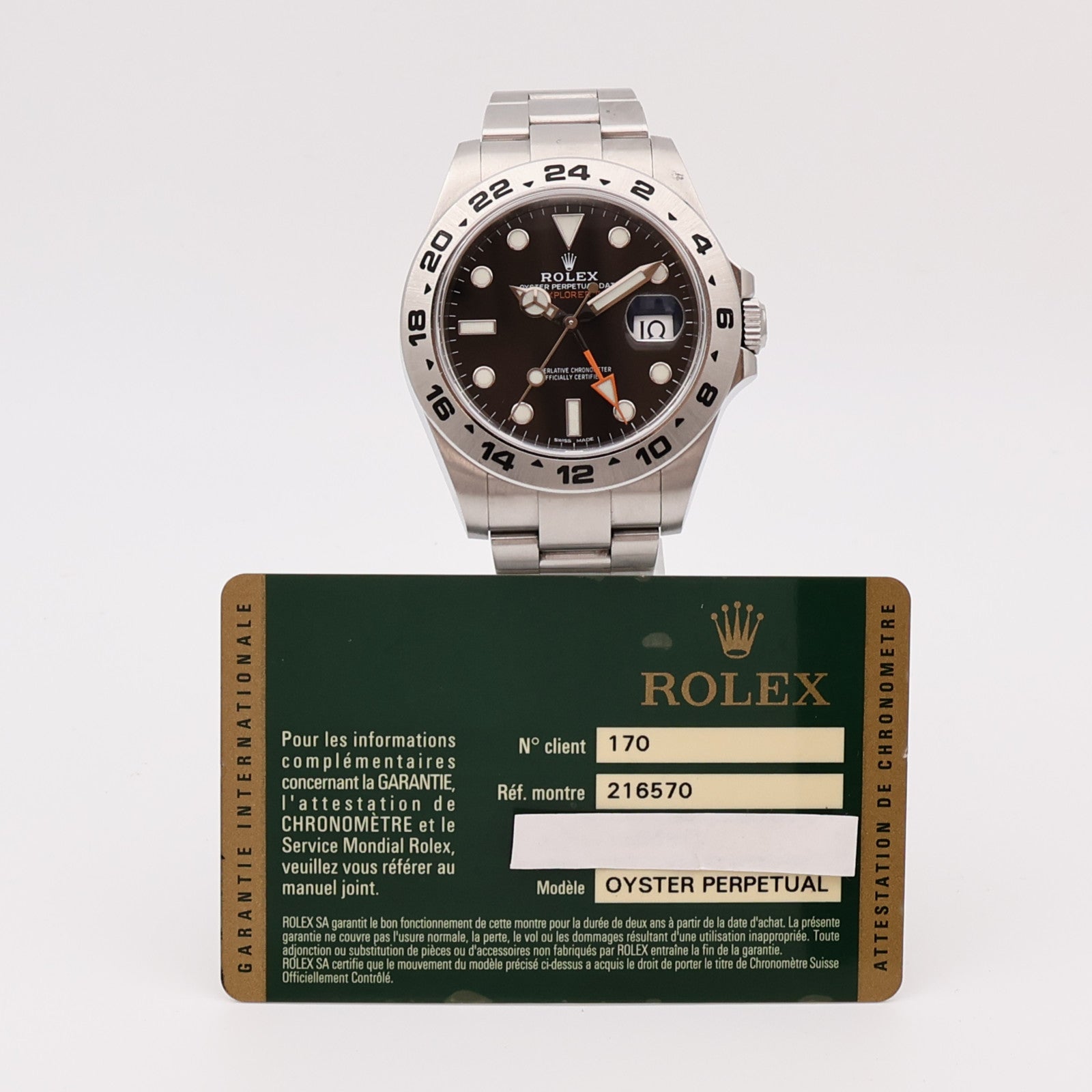 ROLEX Explorer II 216570
