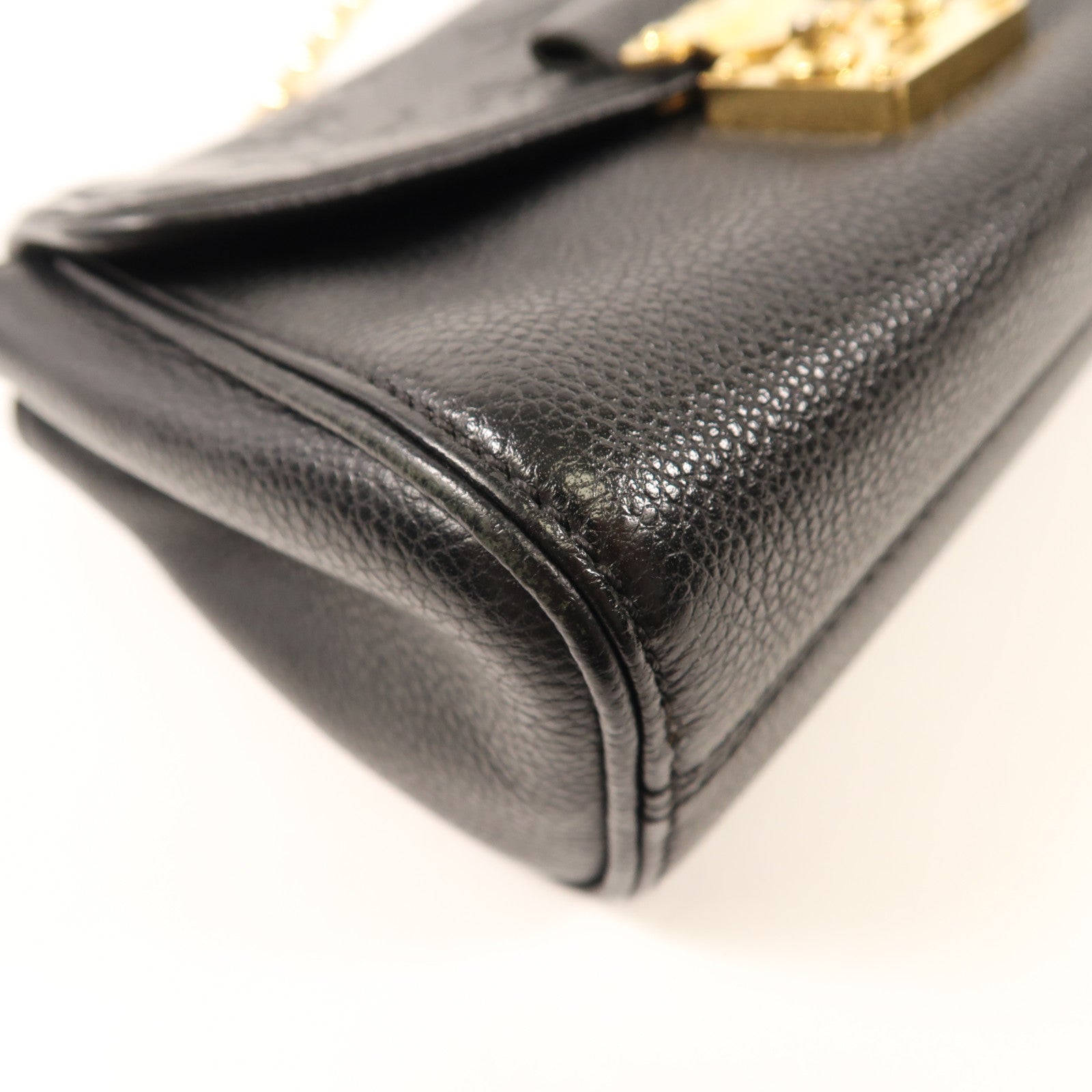 LOUIS VUITTON 【激減優惠】Monogram Empreinte Saint Germain BB金扣鏈帶肩背袋