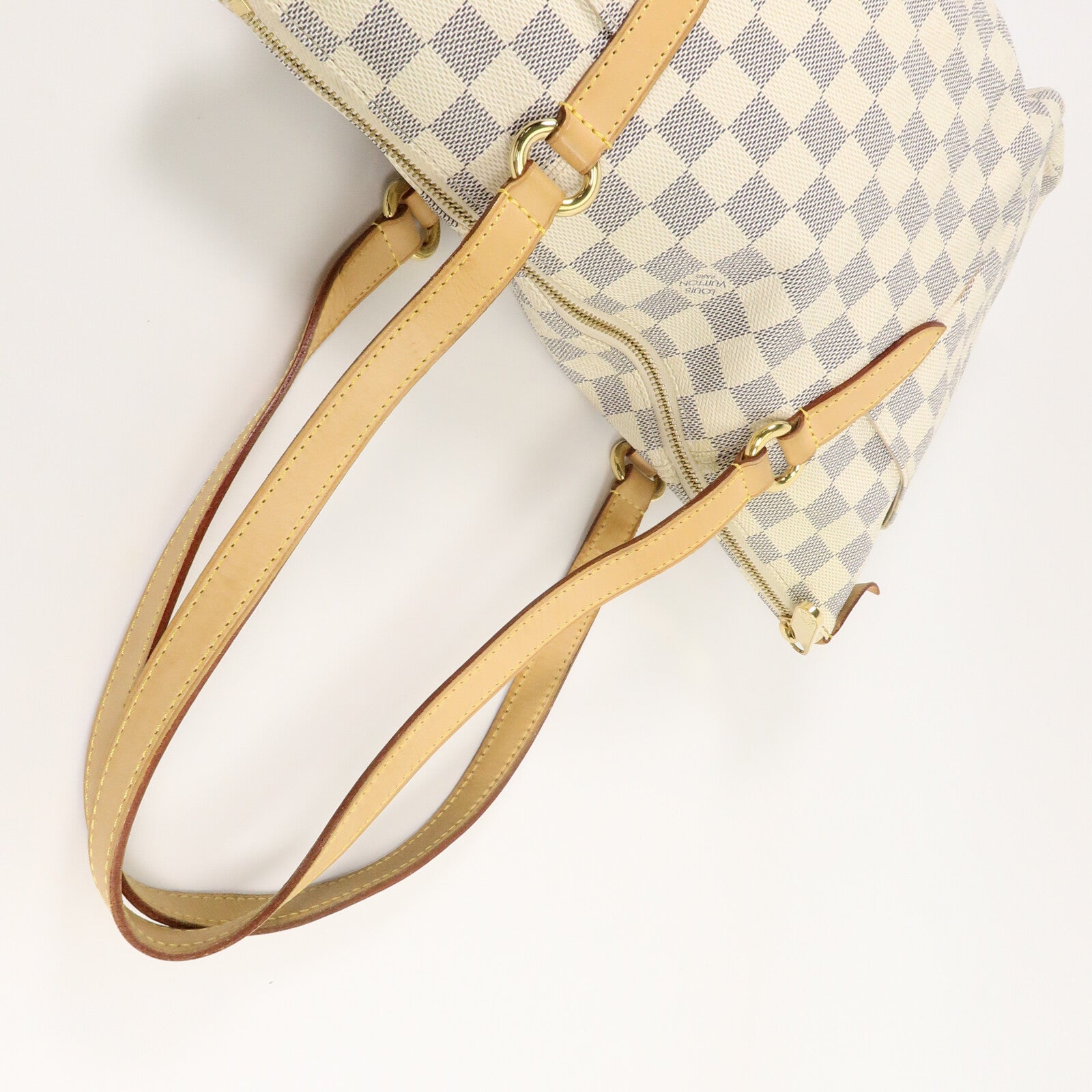 LOUIS VUITTON Damier Azur Totally MM肩背袋