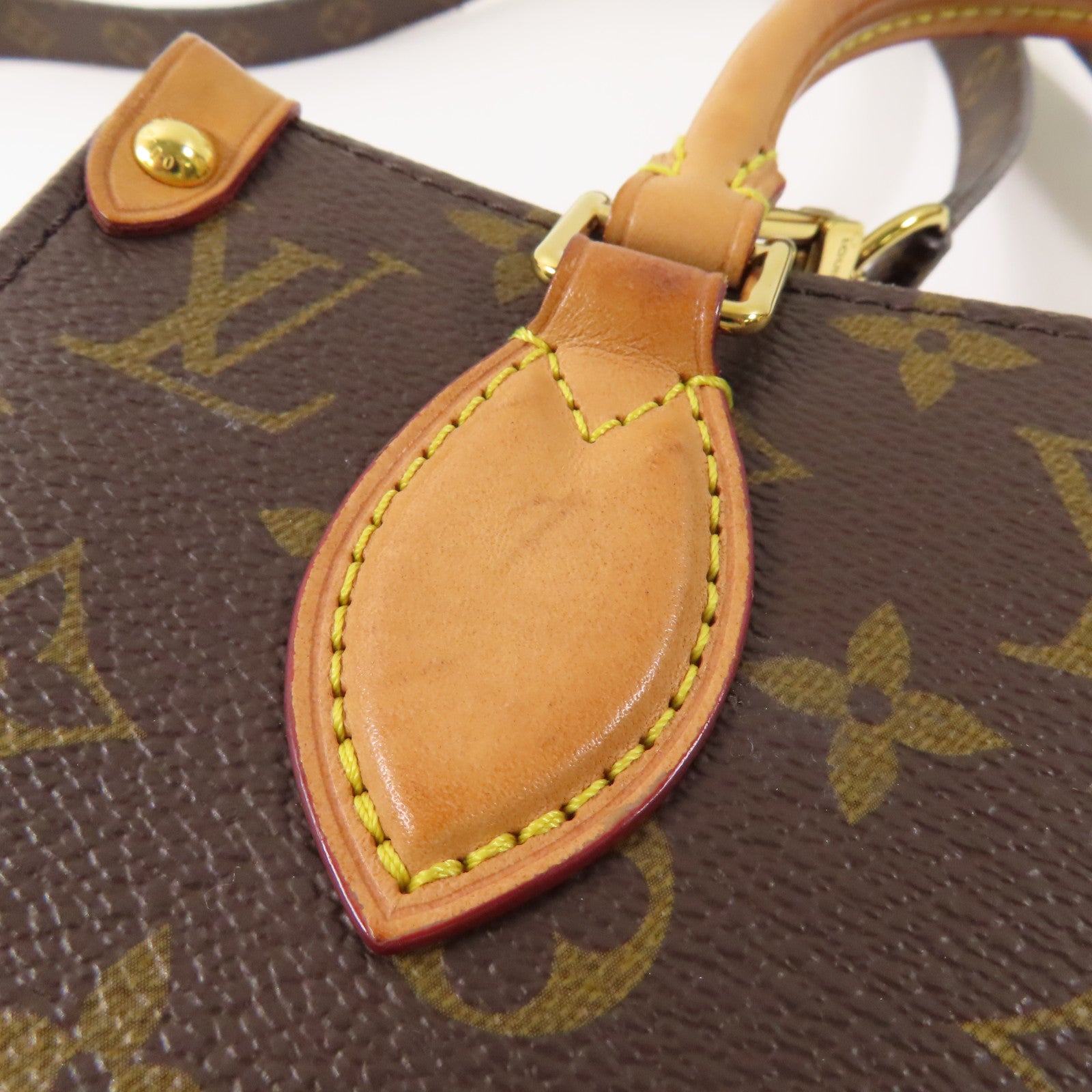 LOUIS VUITTON 【激減優惠】Monogram Sac Plat BB金扣手挽肩背兩用袋