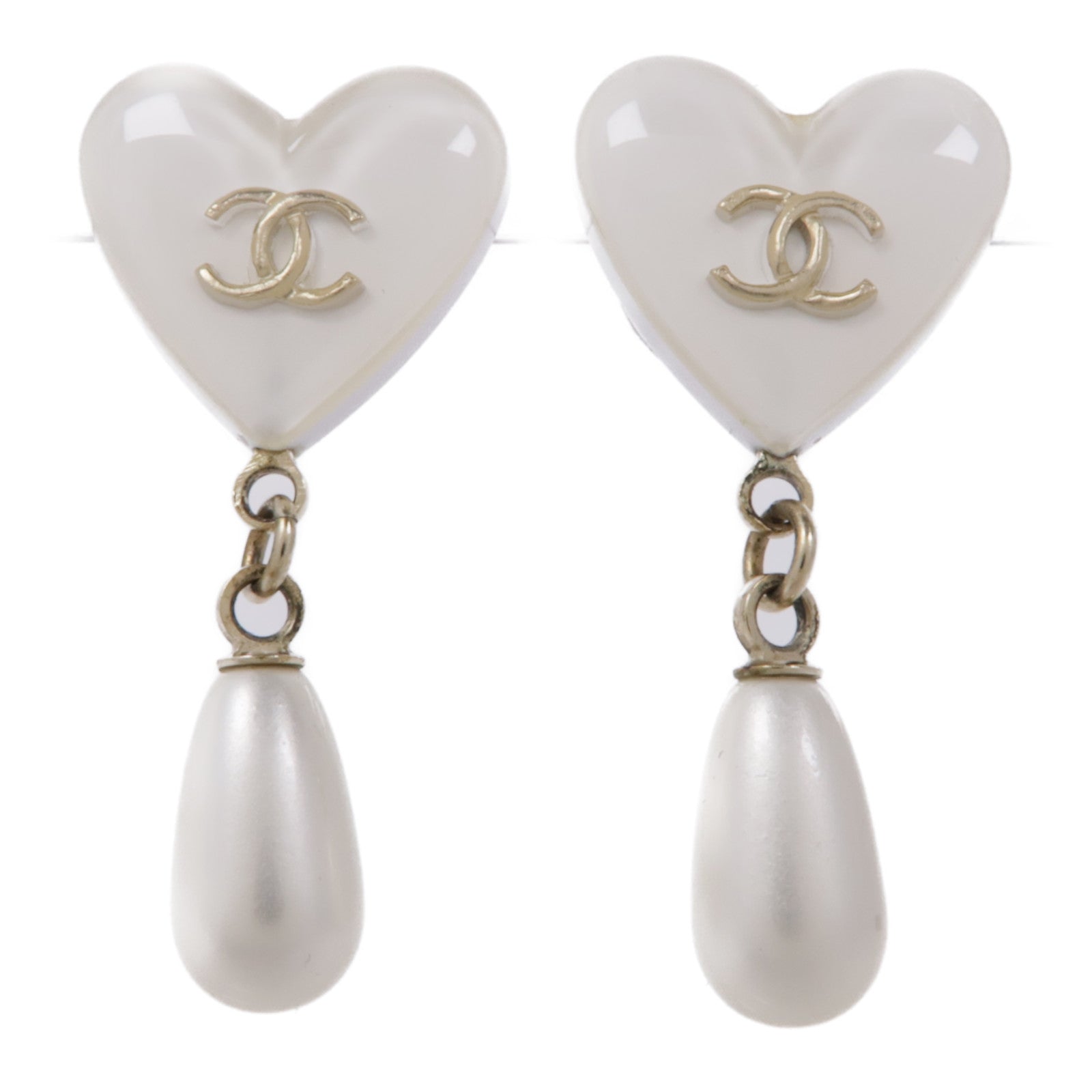 CHANEL 金屬/PVC Earrings 耳環