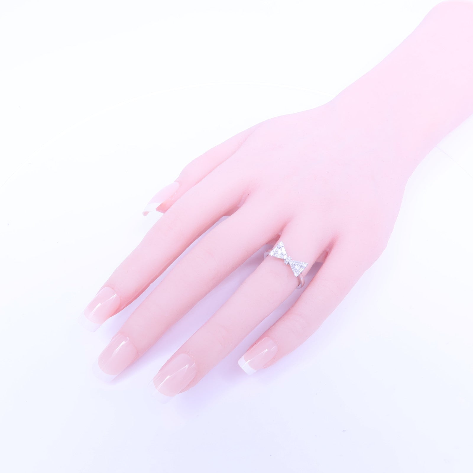 JEWELRY 【激減優惠】18K白金Diamond Ring鑽石戒指US#5.75