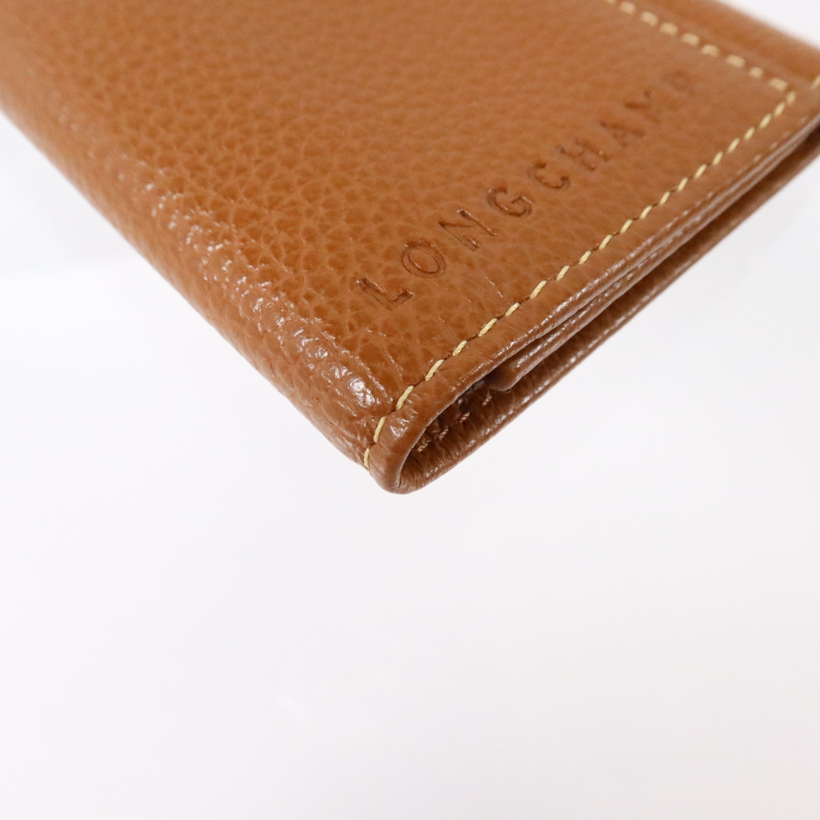 Longchamp 牛皮皮革Key case銀扣鎖匙套